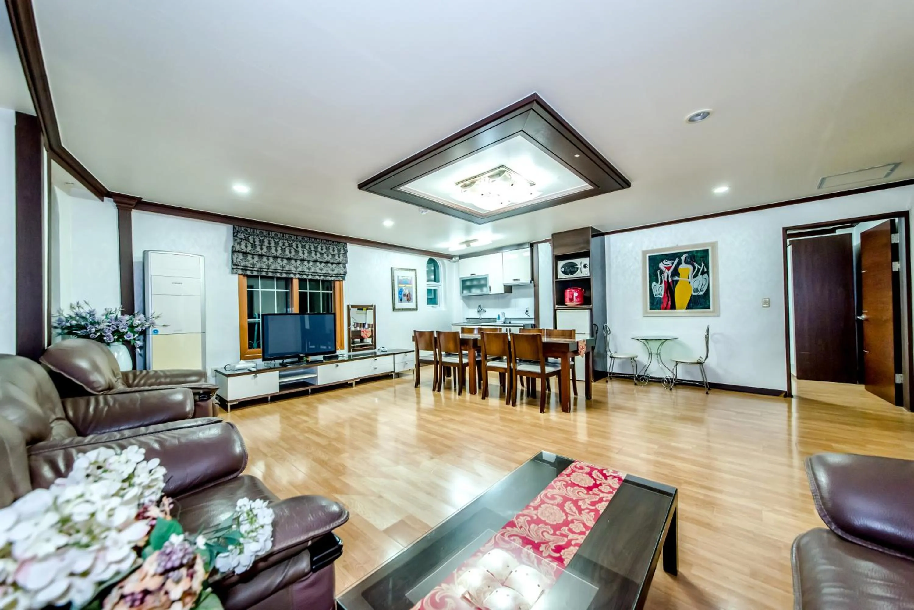 Living room in Jeju Hue Pension