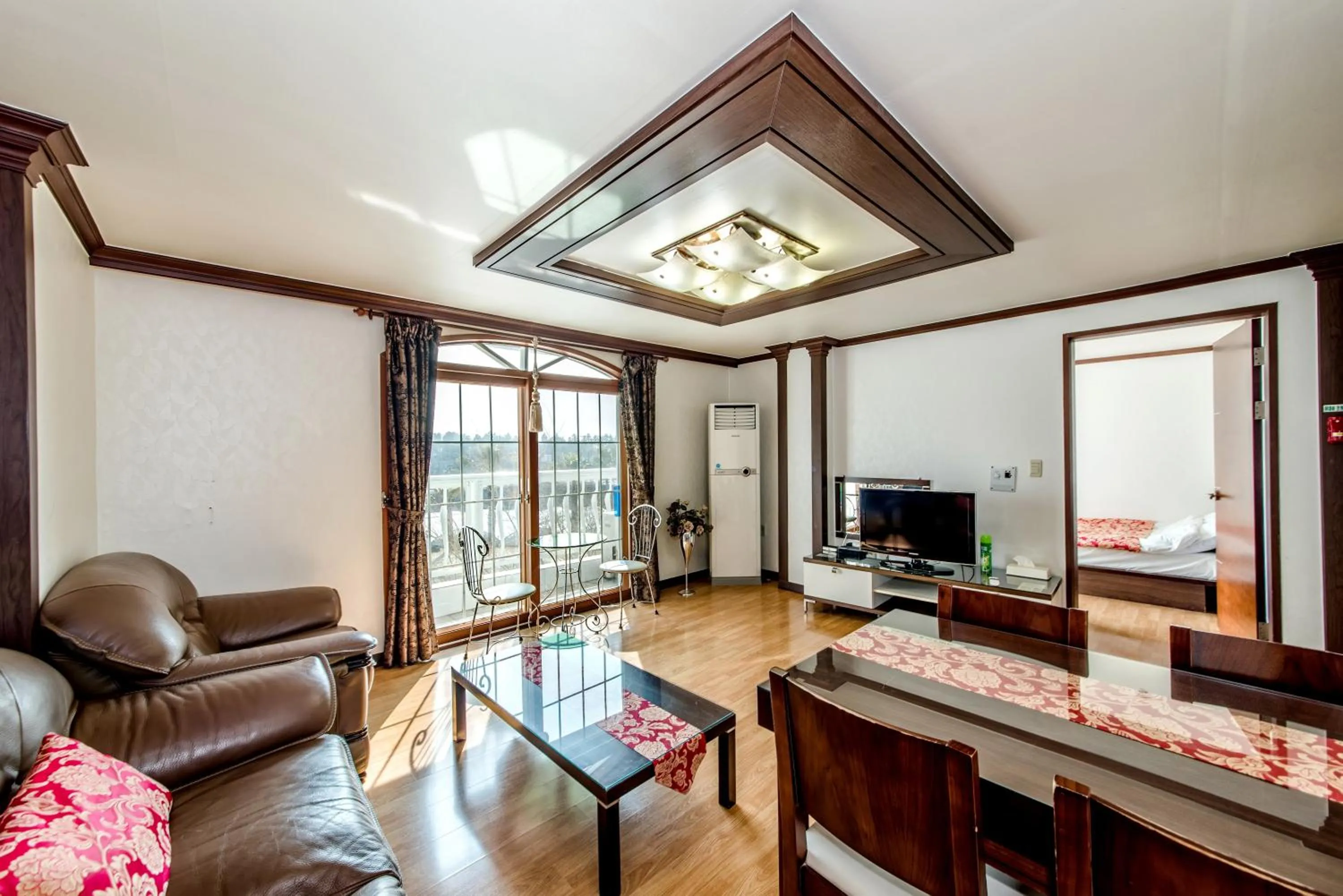 Living room in Jeju Hue Pension