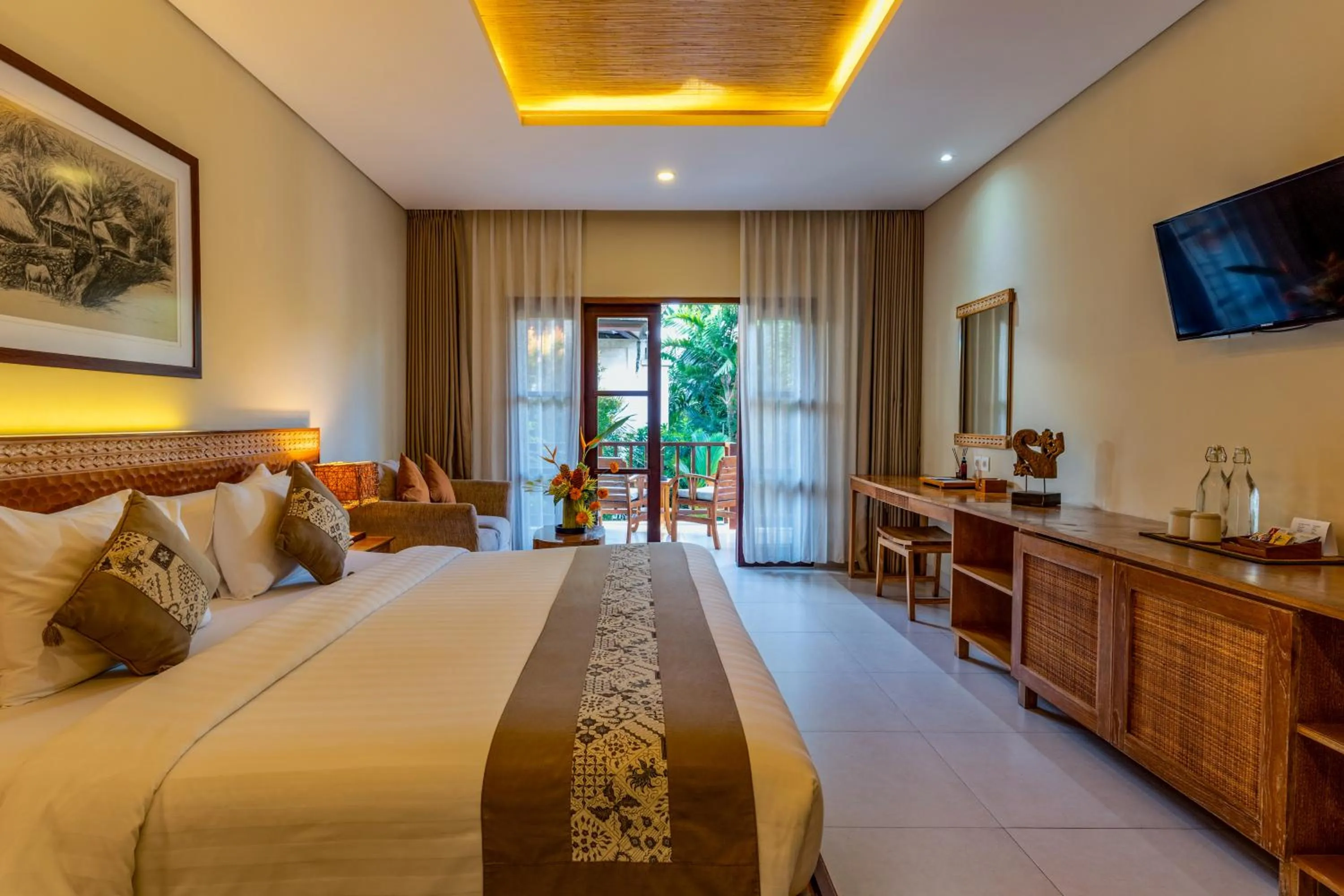 Bedroom, Bed in Radha Phala Resort & Spa