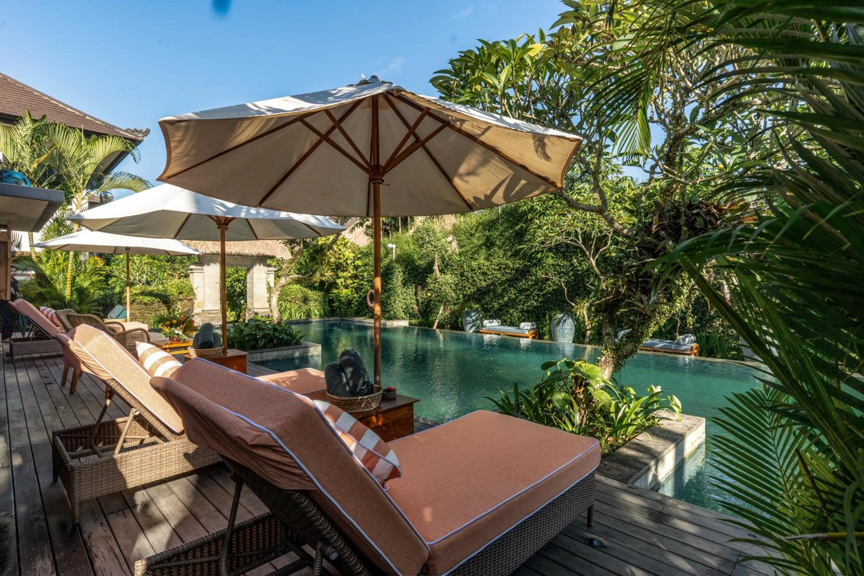 Swimming pool in Radha Phala Resort & Spa