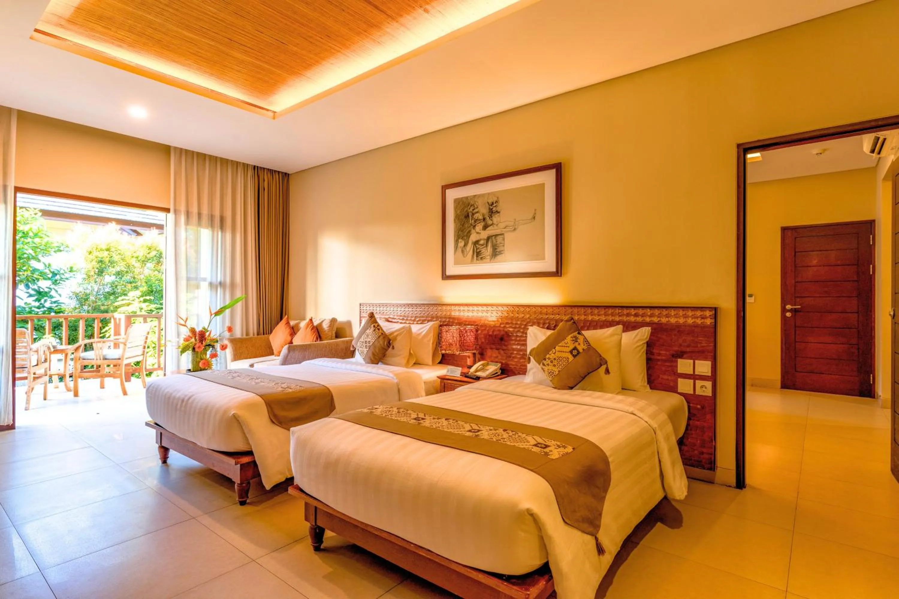Bedroom, Bed in Radha Phala Resort & Spa