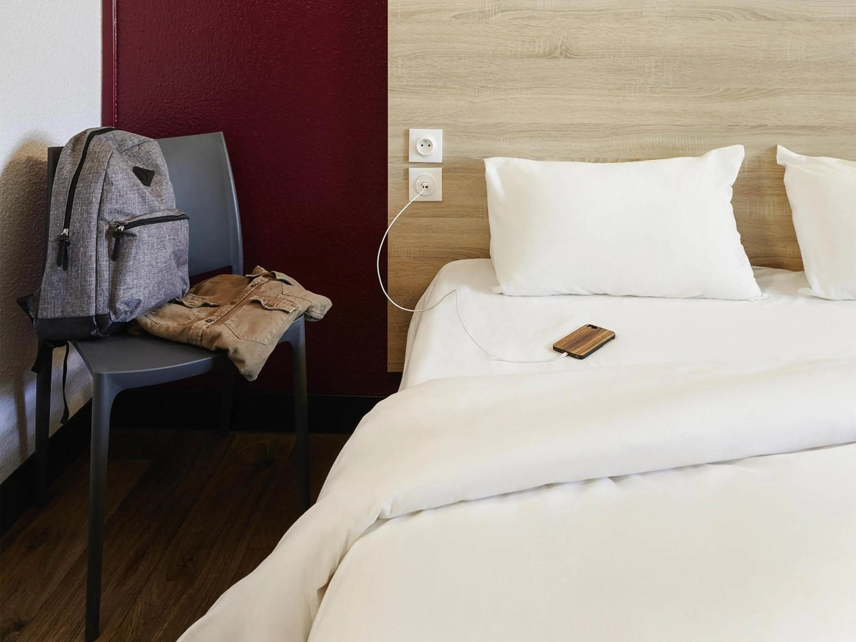 Bedroom, Bed in hotelF1 Paris Porte de Châtillon