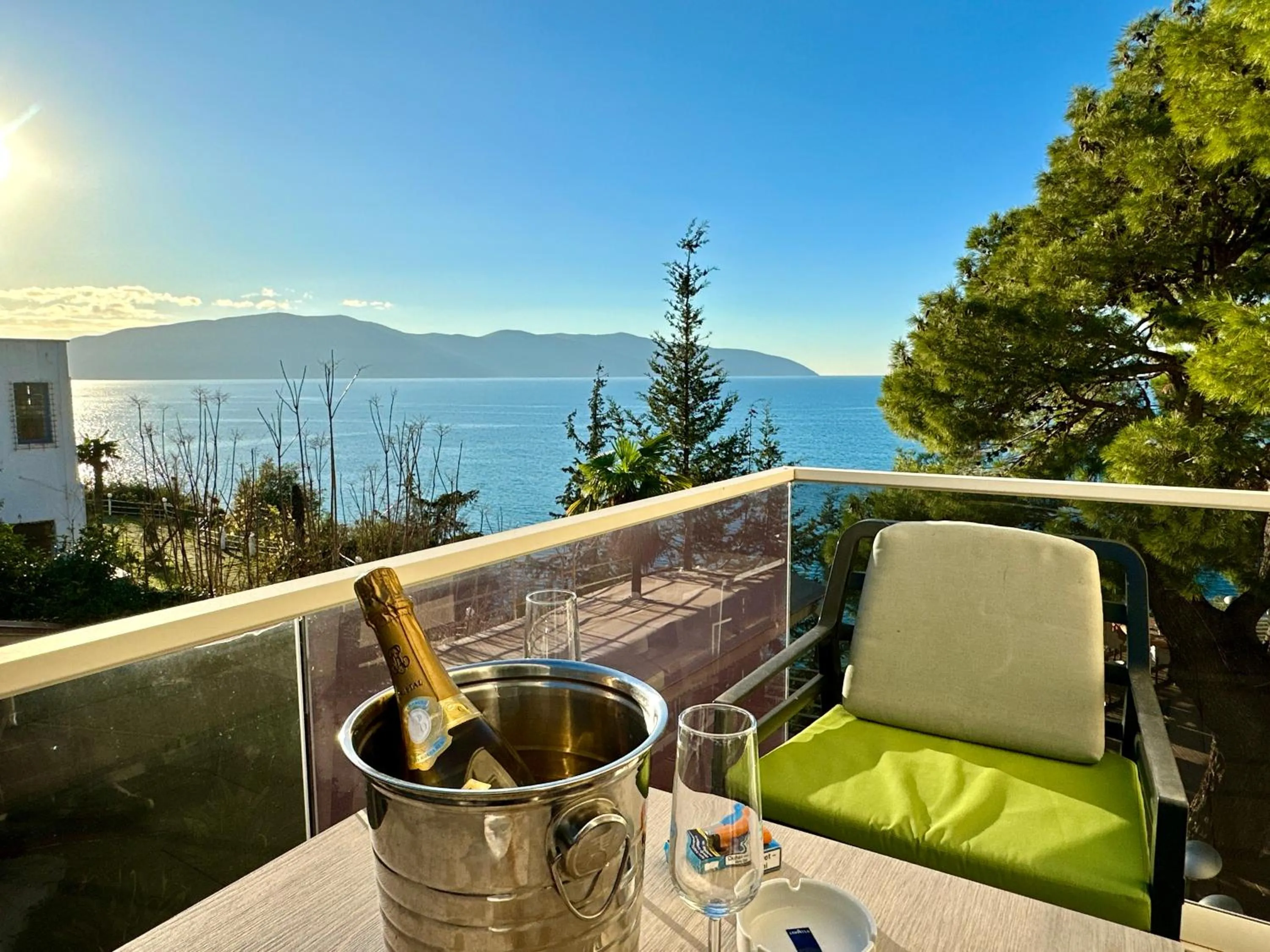 Patio in Le Palazzine Hotel