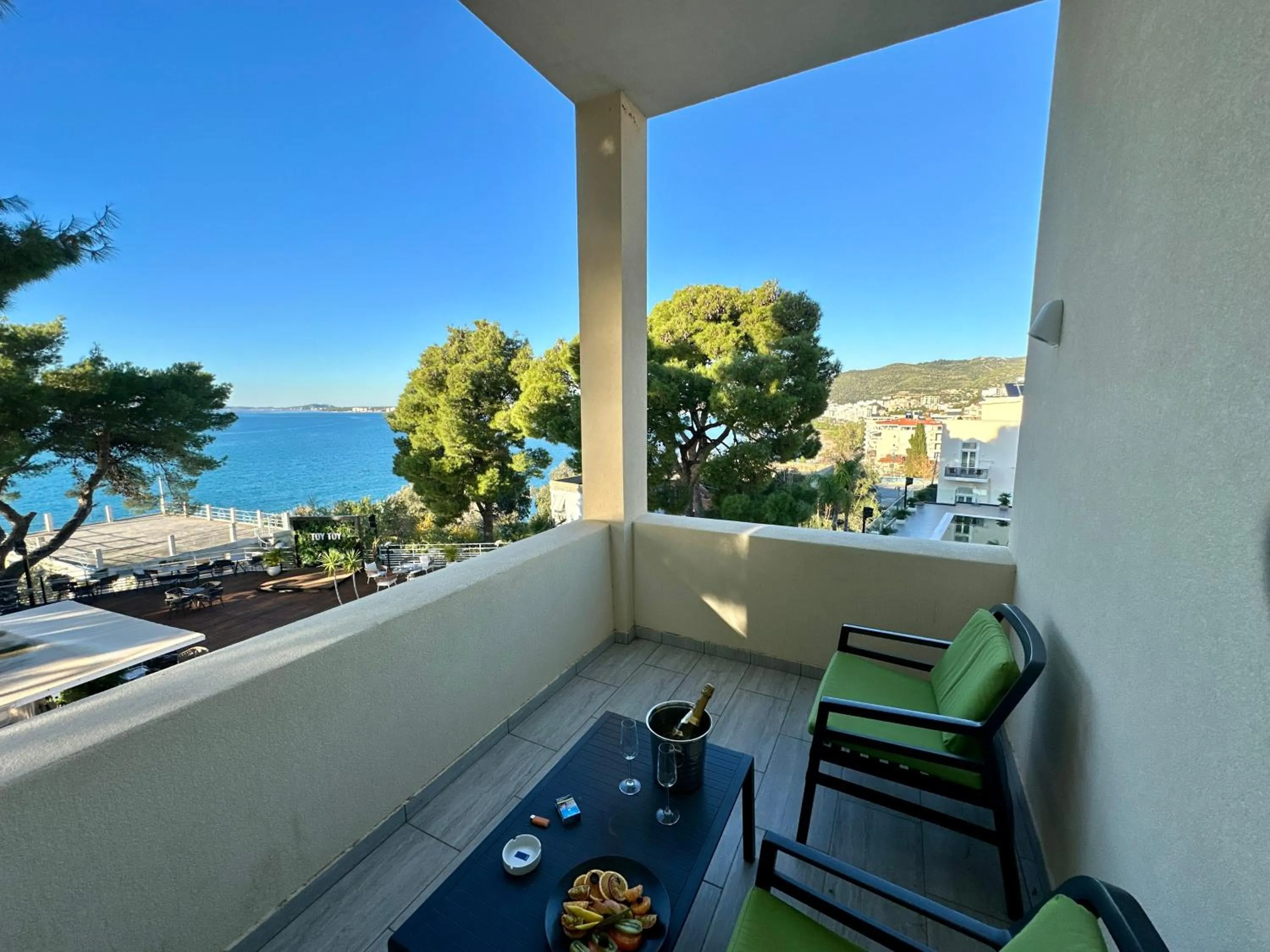 Patio in Le Palazzine Hotel