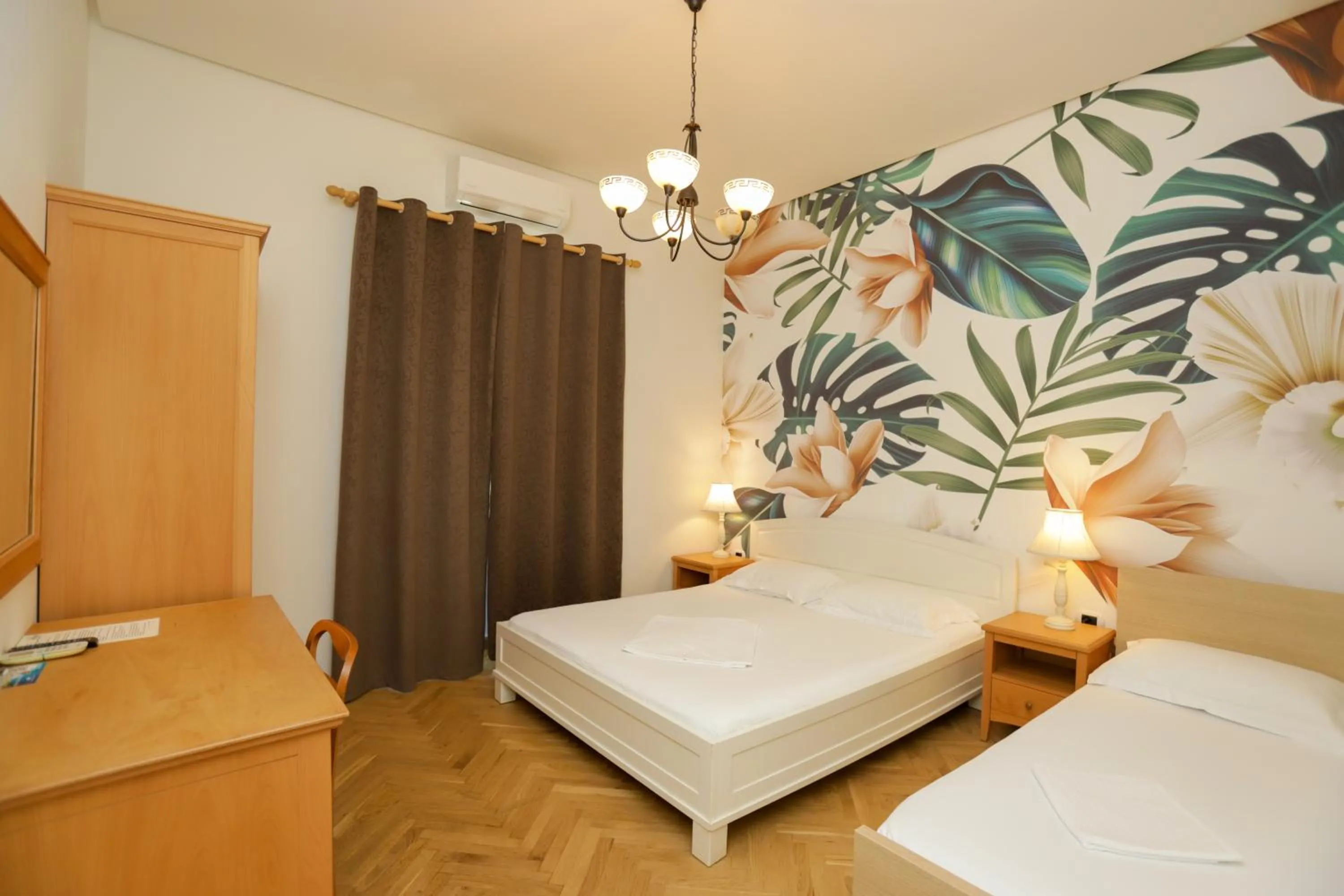 Bed in Le Palazzine Hotel