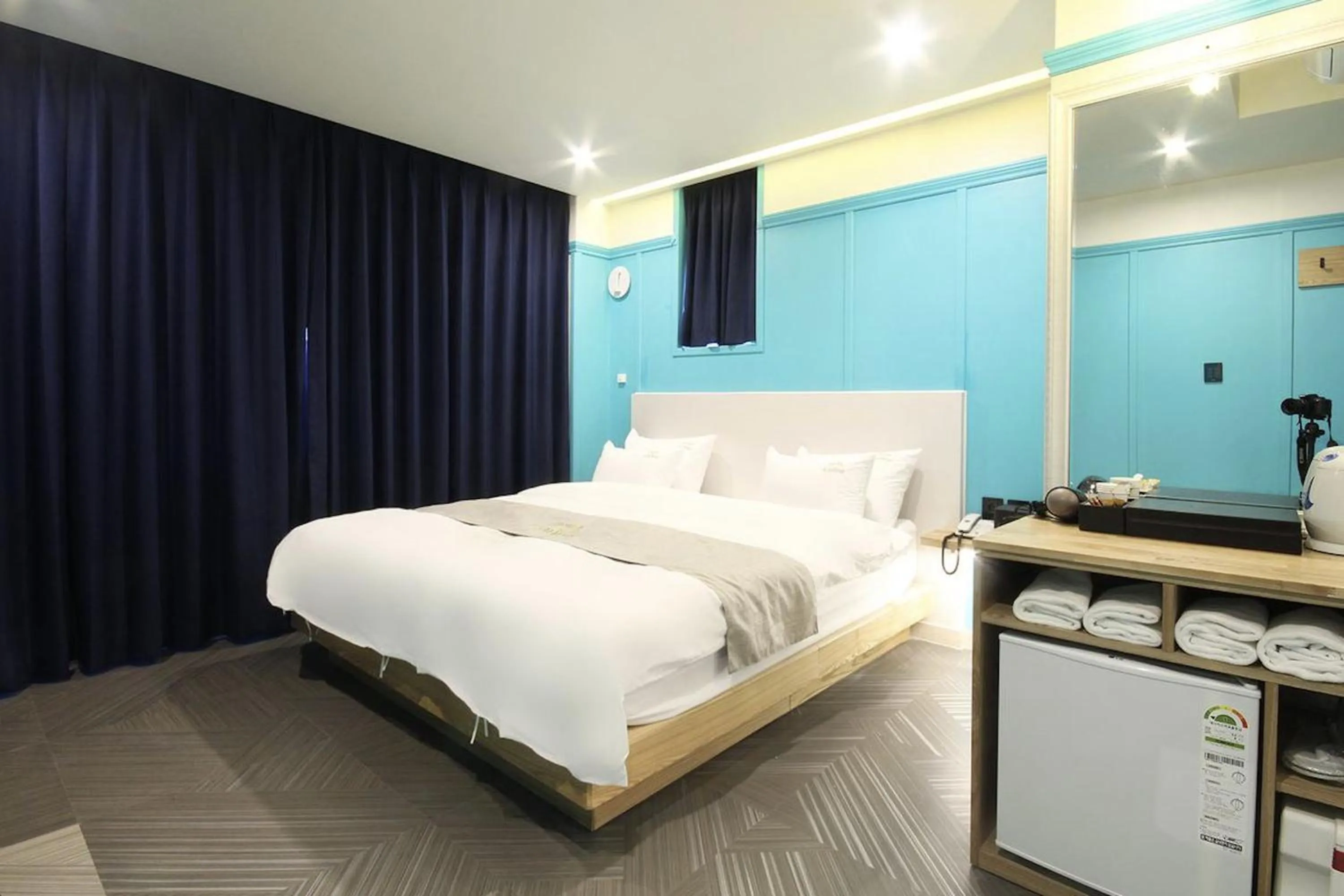 Bedroom in Busan Carino Hotel