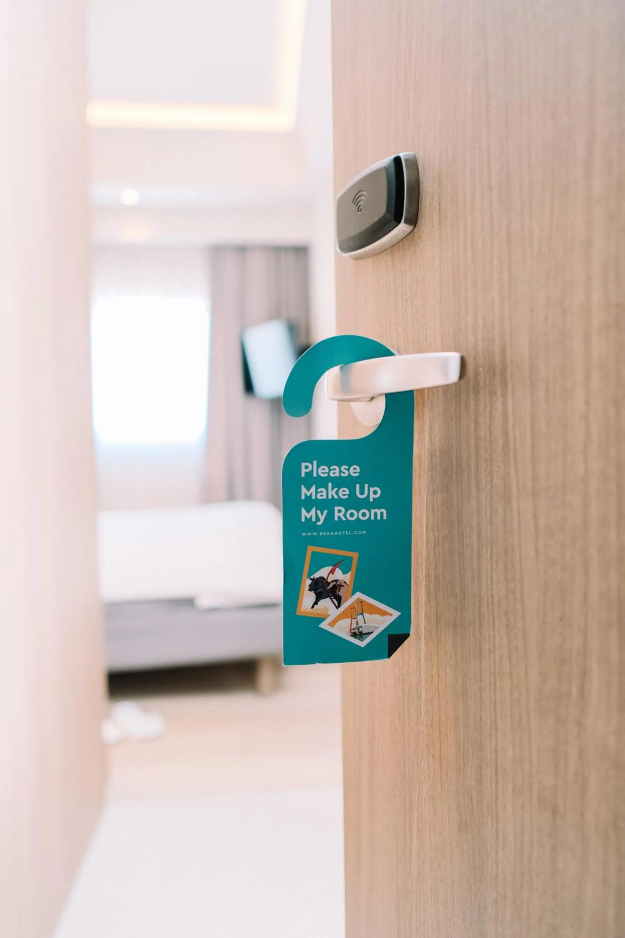 Property logo or sign, Bed in Deka Hotel Surabaya HR Muhammad