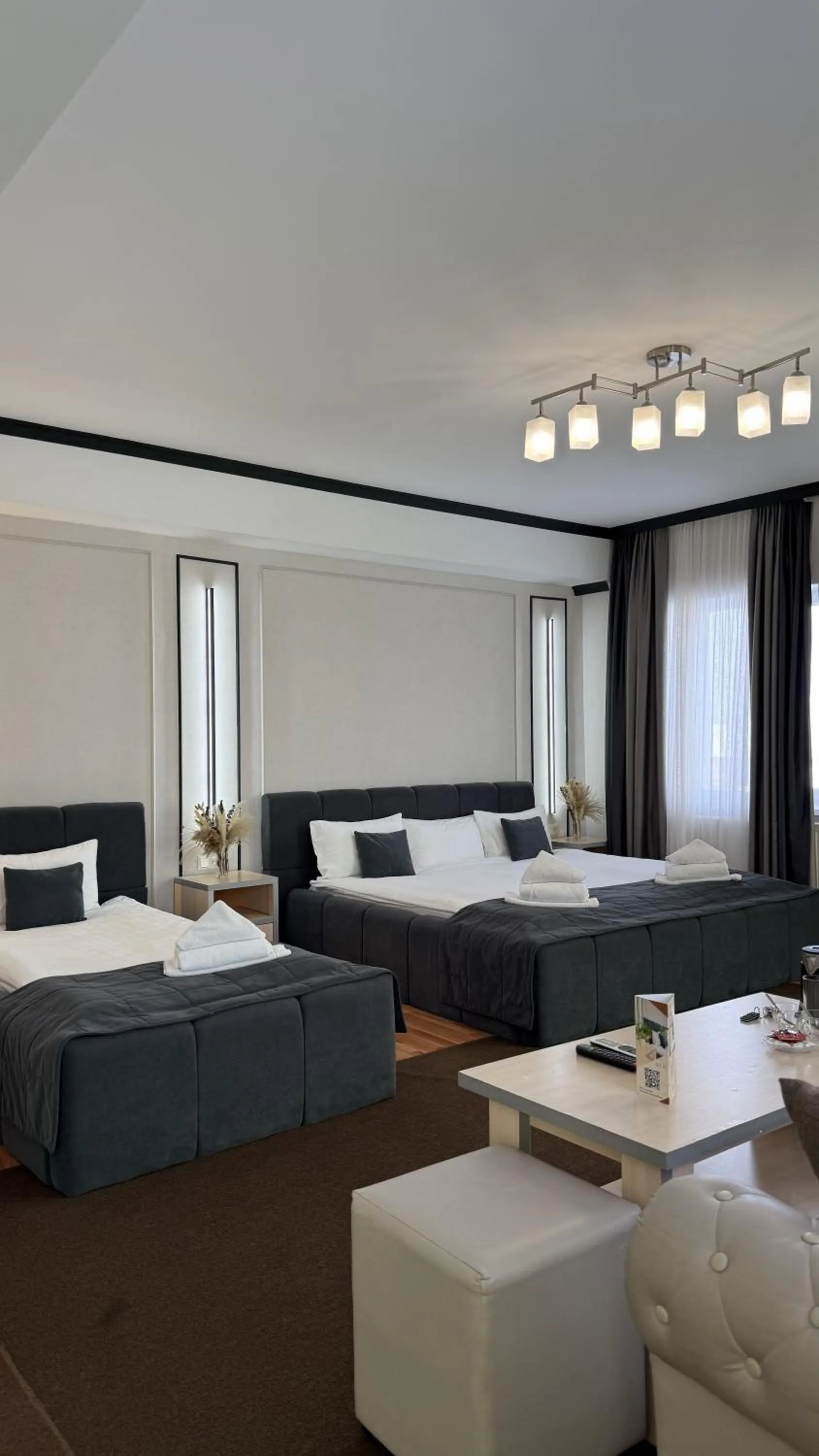 Bed in Caravan Hotel