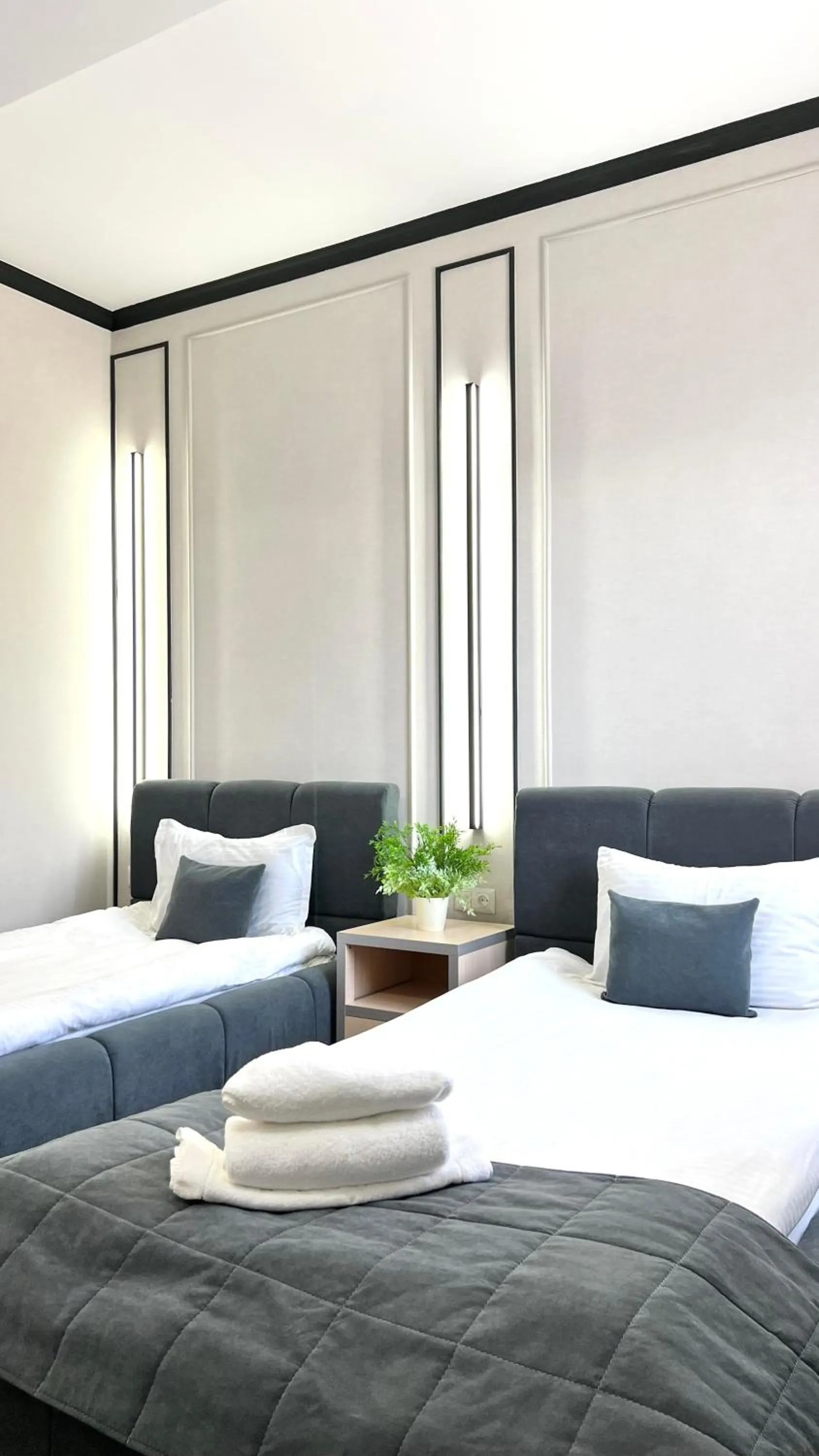 Bed in Caravan Hotel