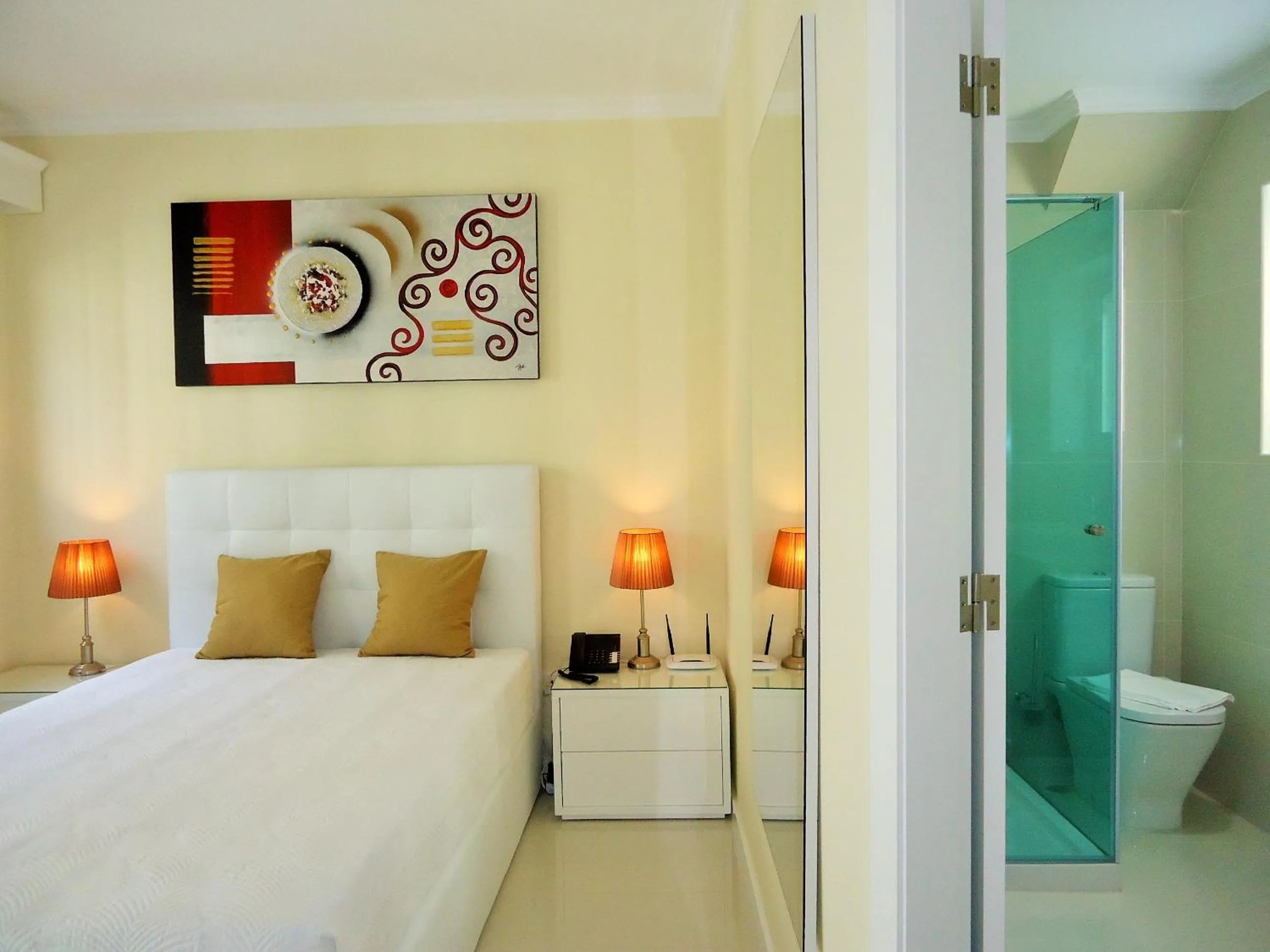 Bed in São Francisco Accommodation