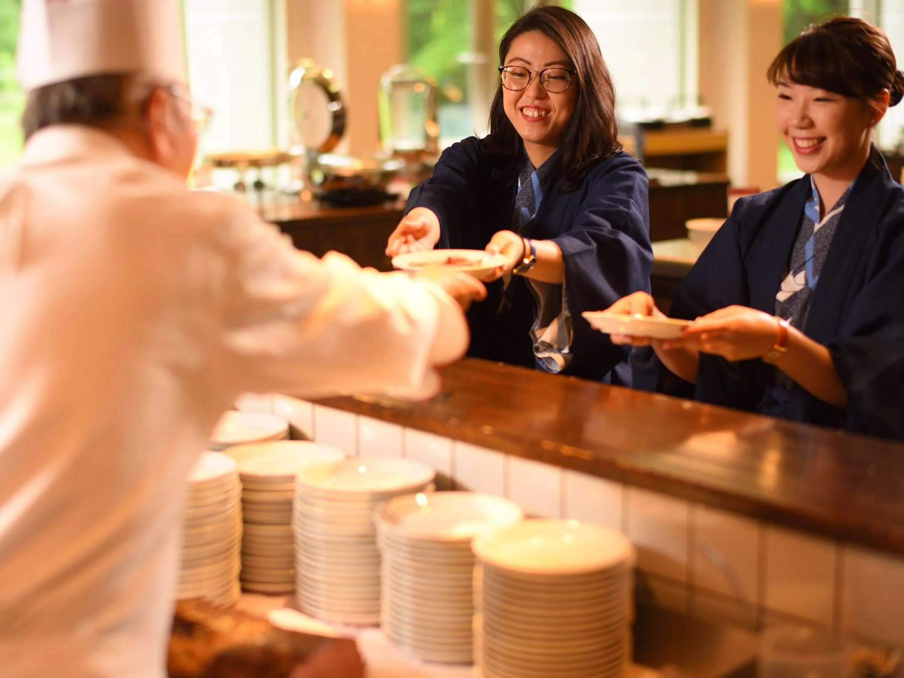 Dinner in Urabandai Lake Resort Goshiki no Mori