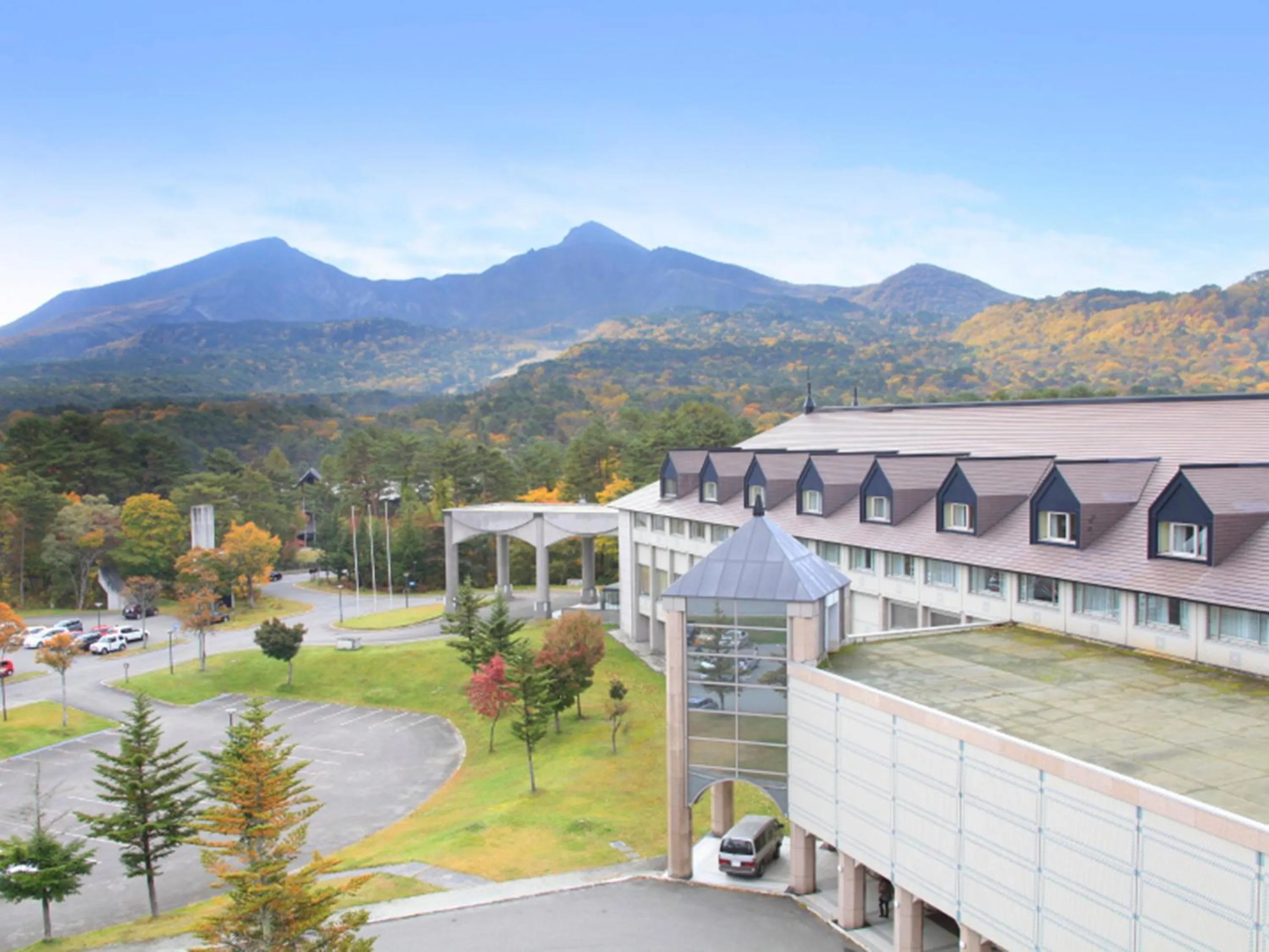 Property building in Urabandai Lake Resort Goshiki no Mori