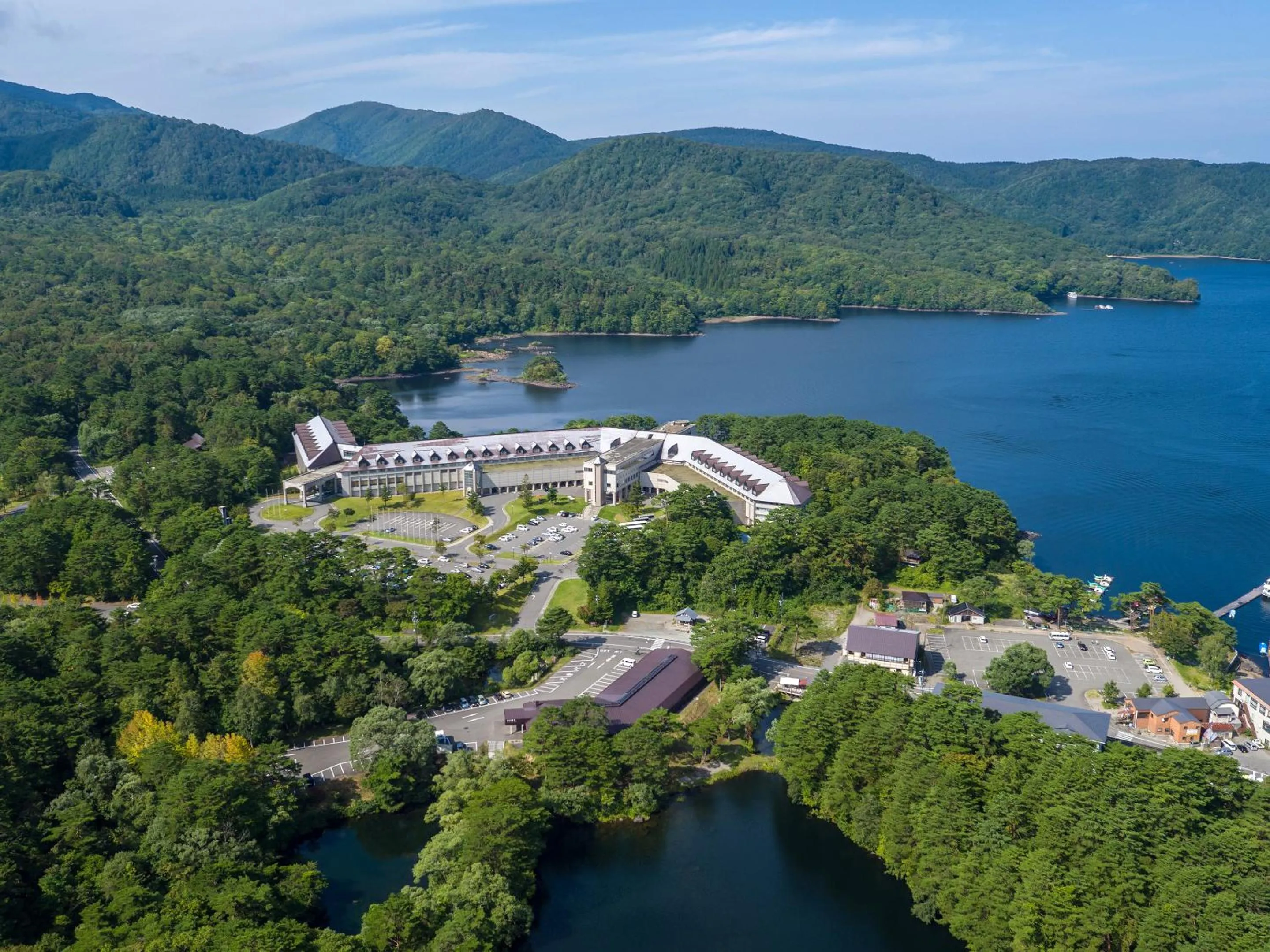 Property building in Urabandai Lake Resort Goshiki no Mori