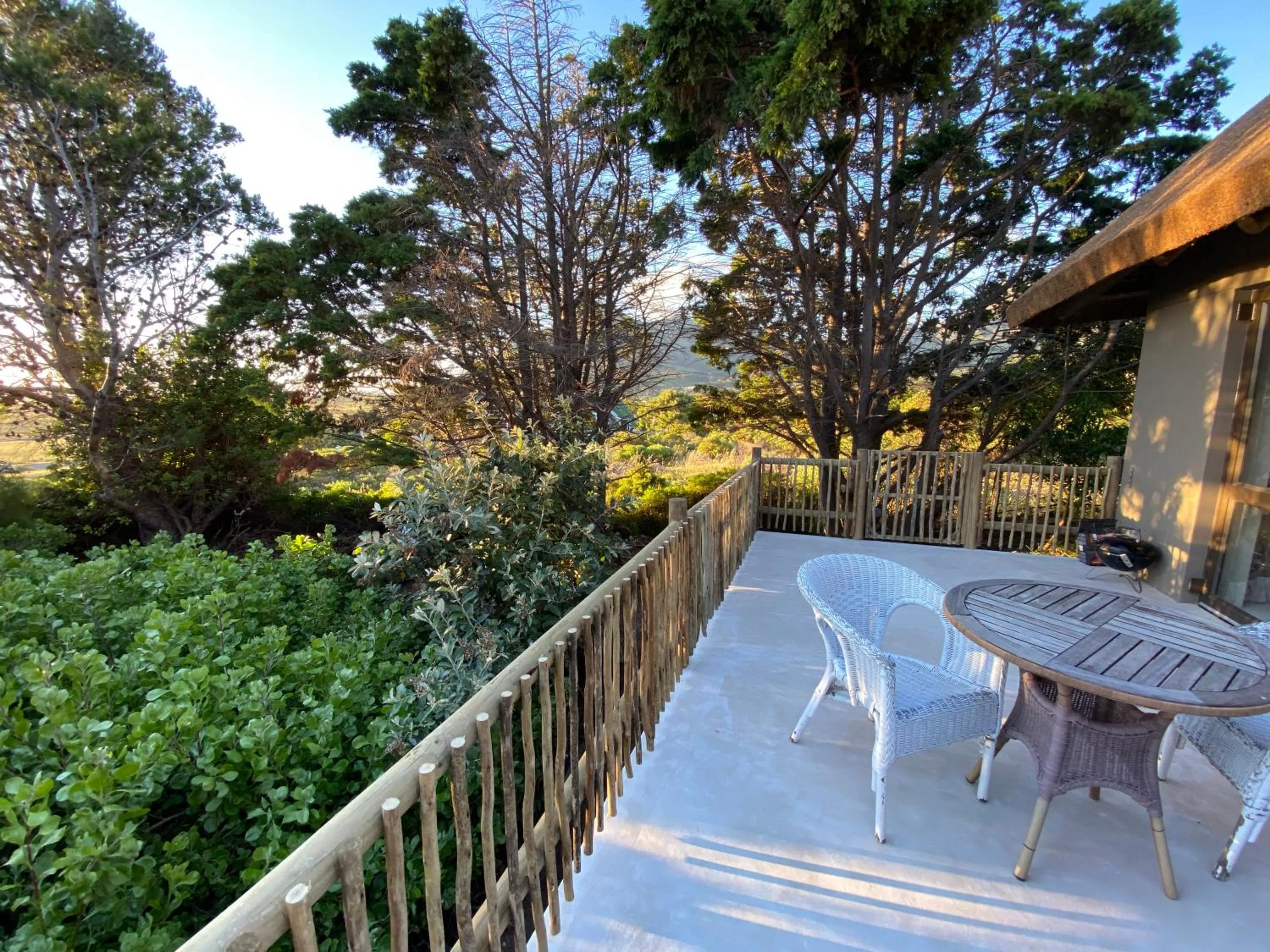 Patio in Wild Rose Country Lodge