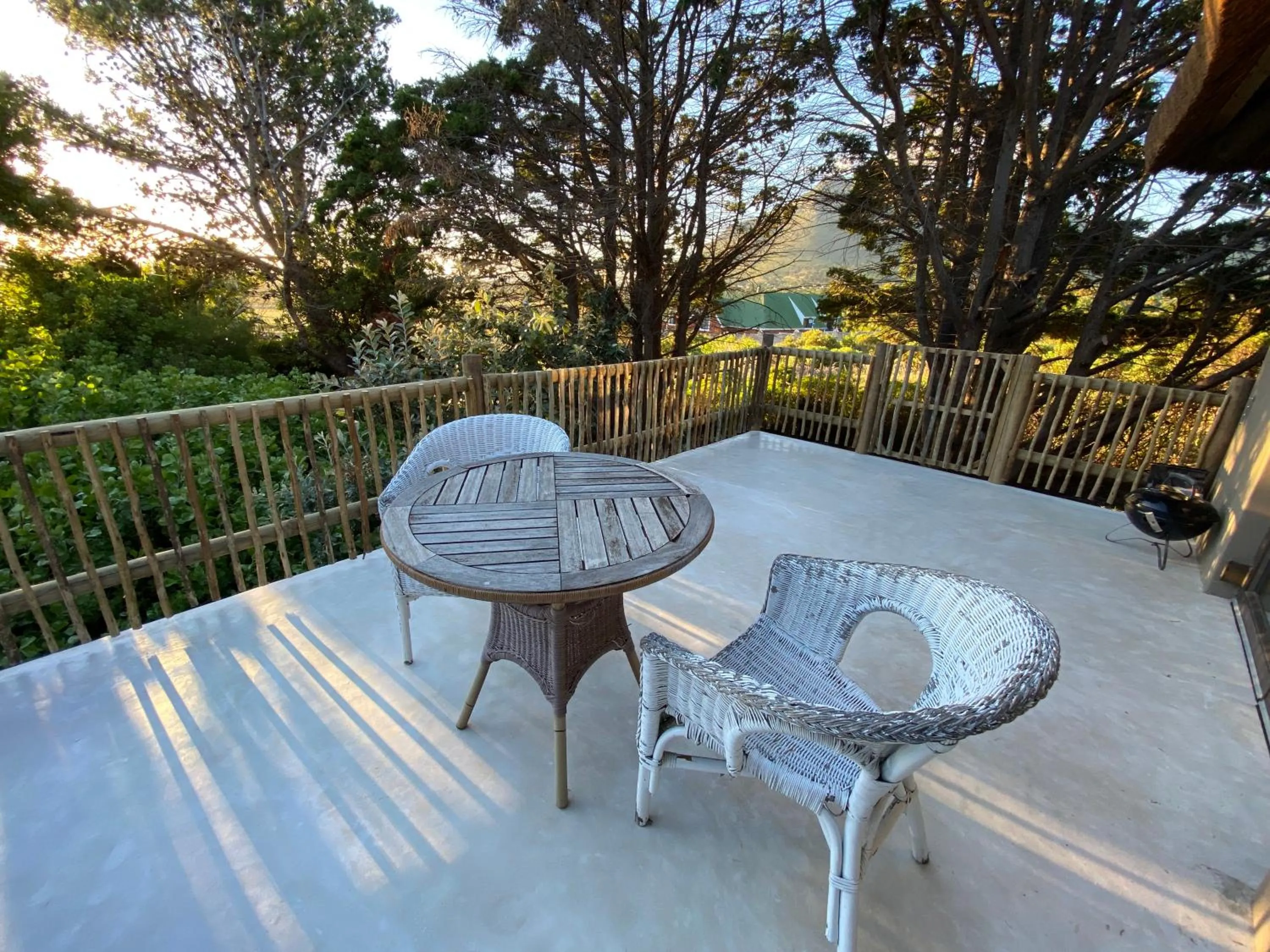 Patio in Wild Rose Country Lodge