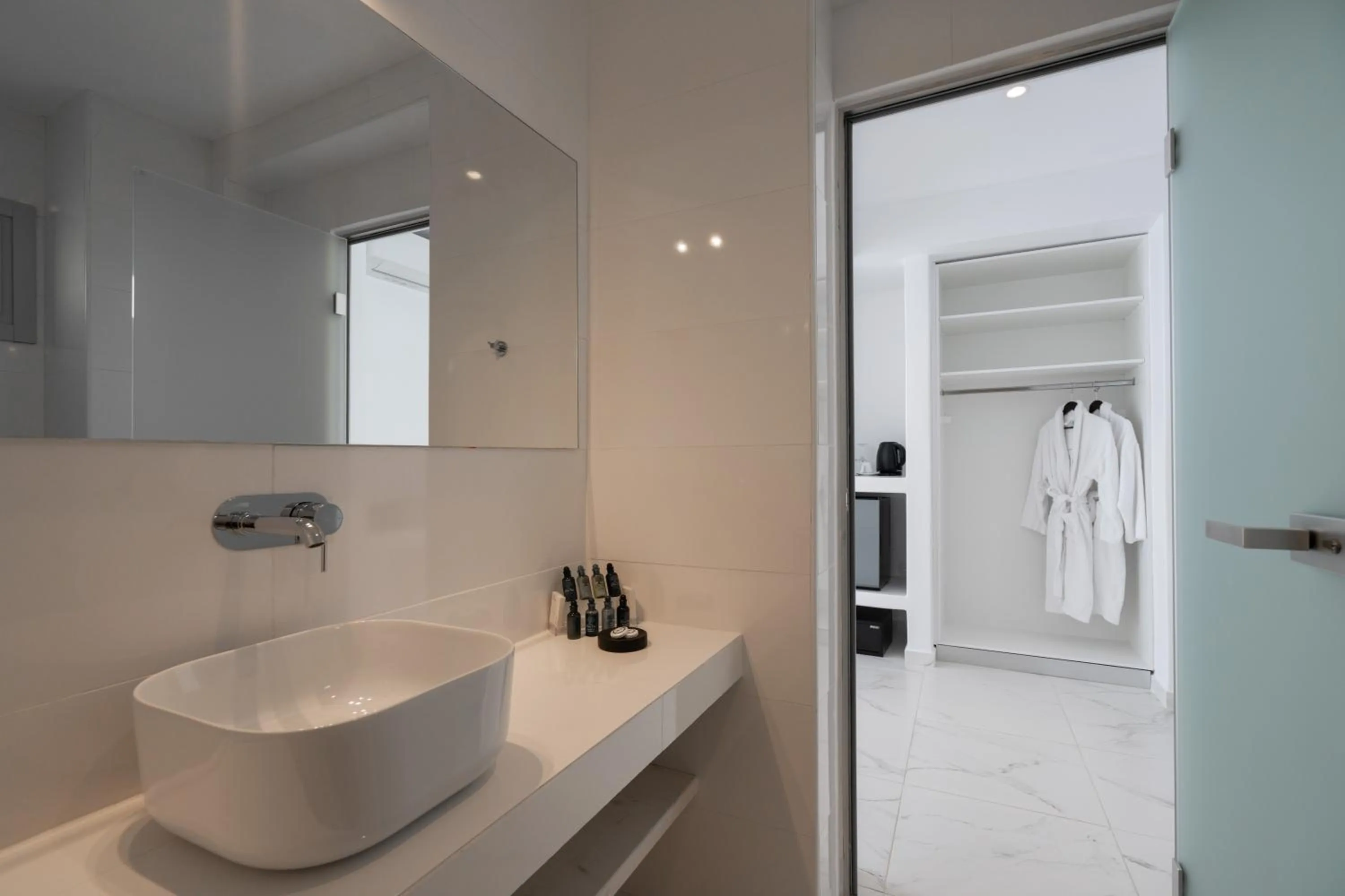 Bathroom in White Concept Caves