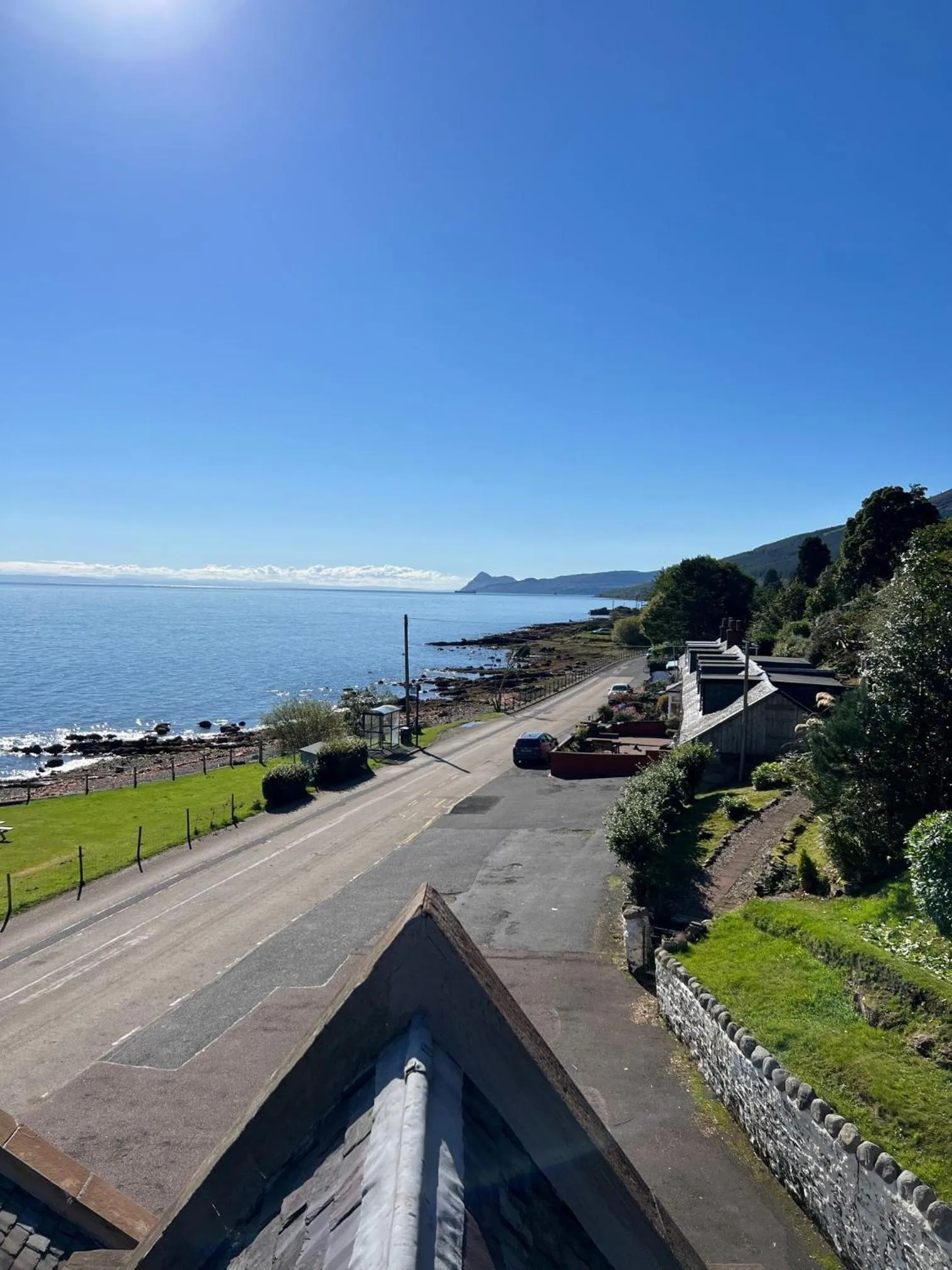 Mountain view in The Corrie Hotel