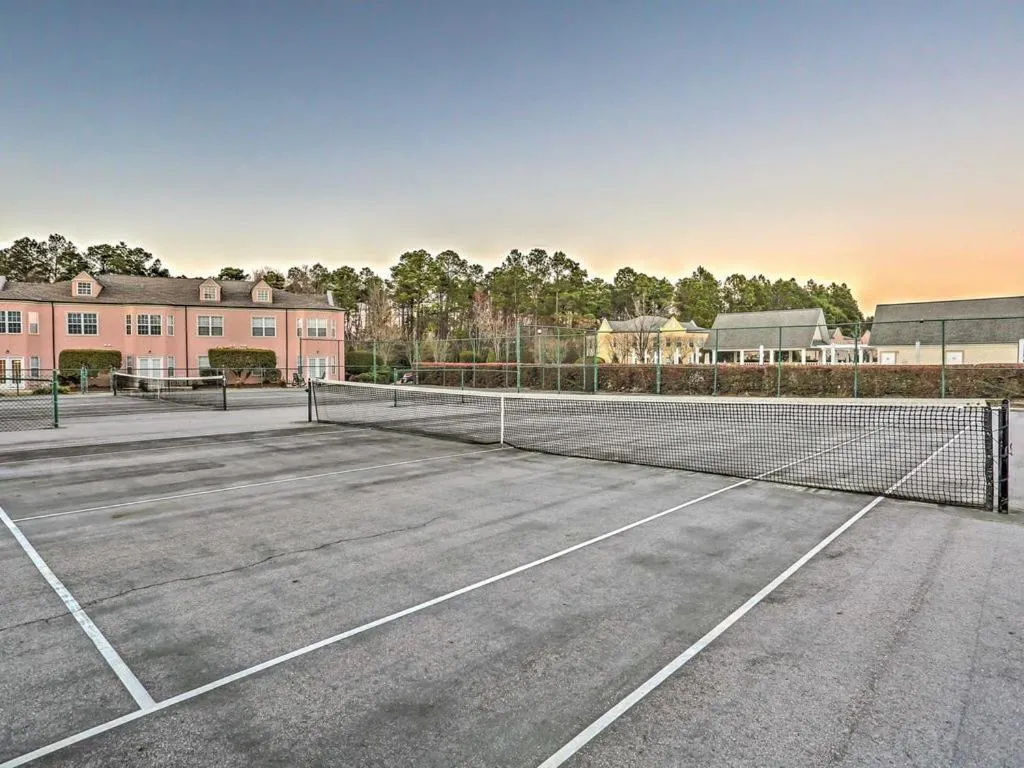 Tennis court in Two-Bedroom Vacation Condo
