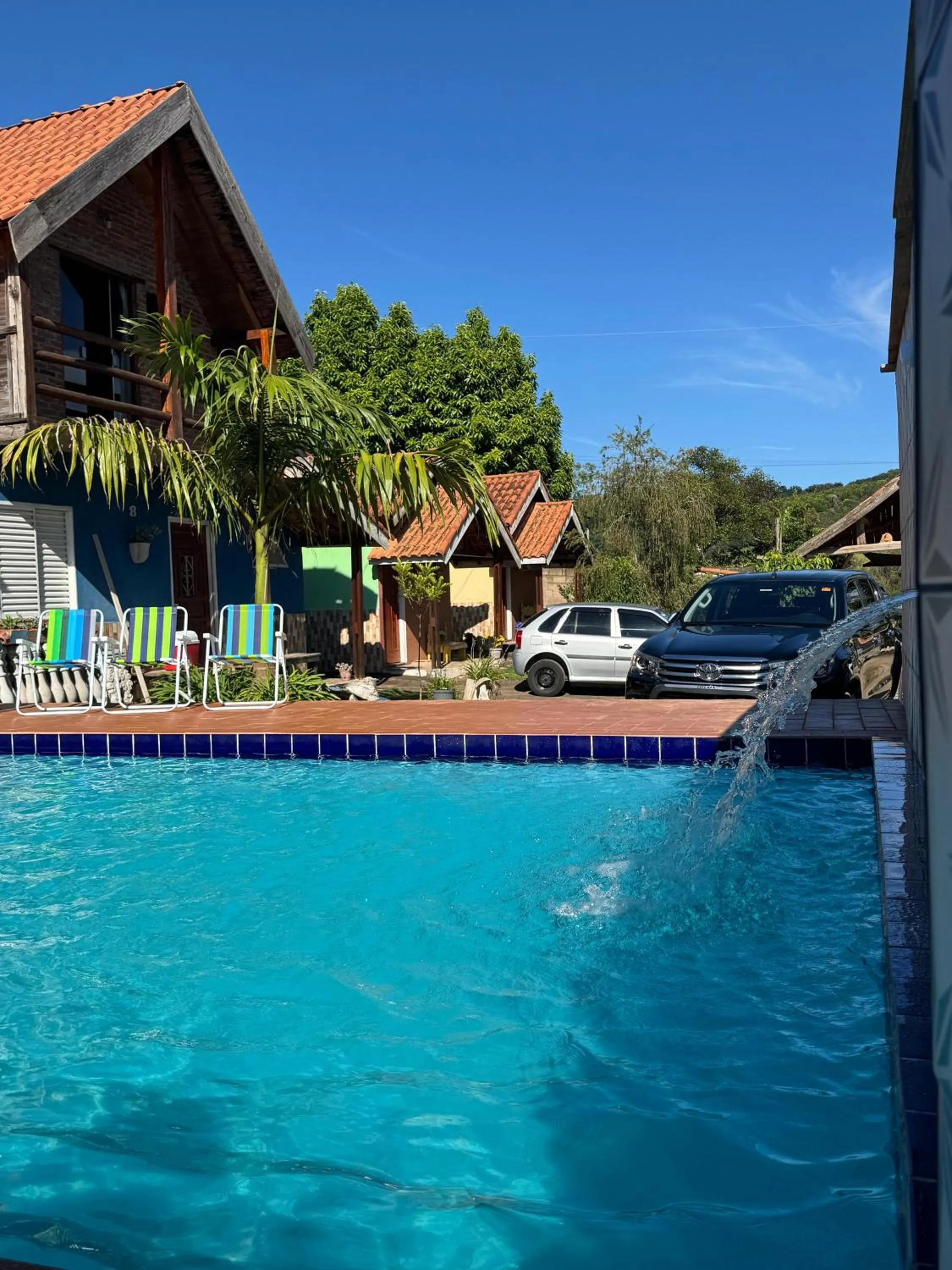 Swimming pool in Pousada do Zezé