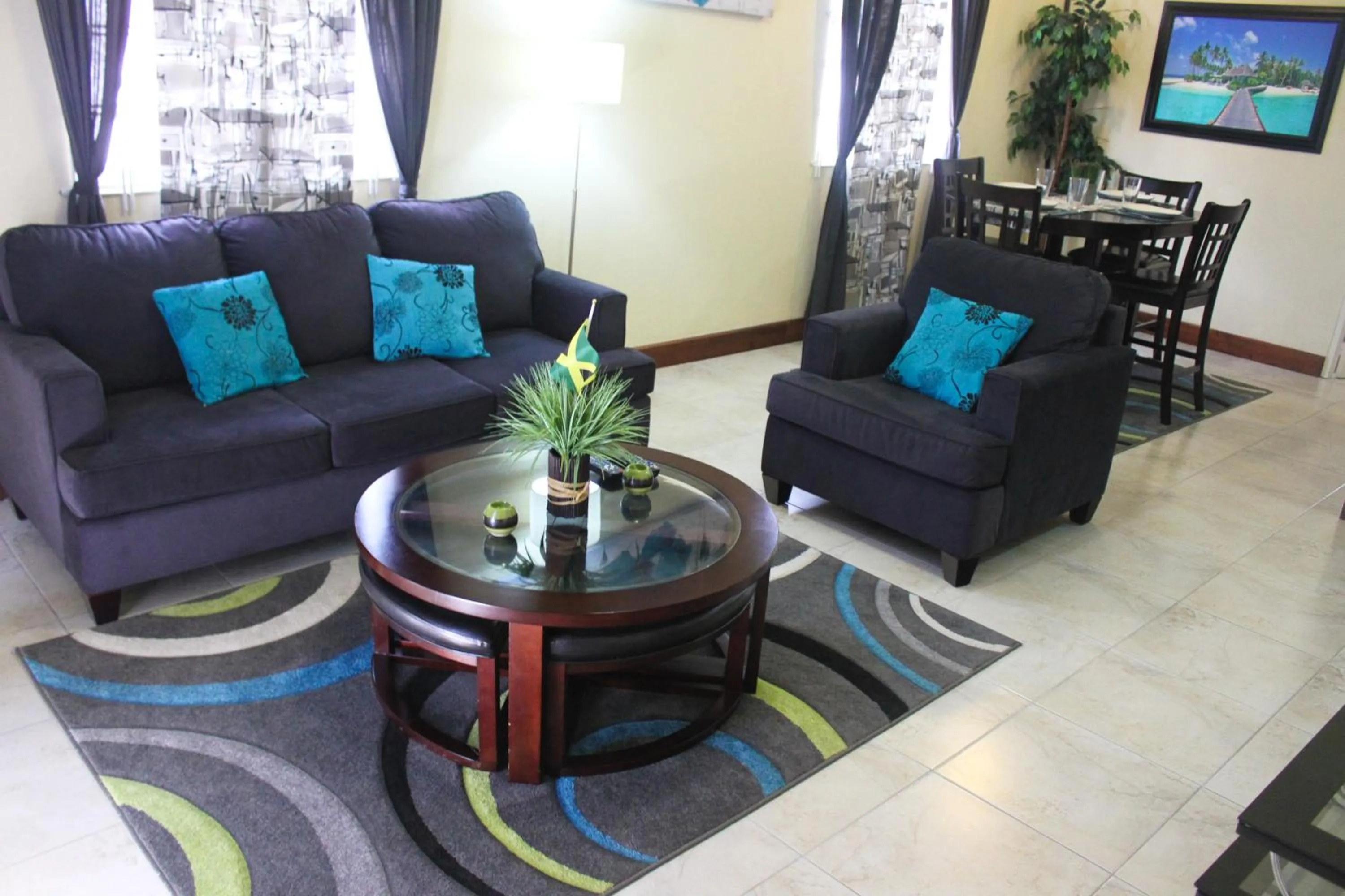 Living room in Eclipse Suite Guest Apartment