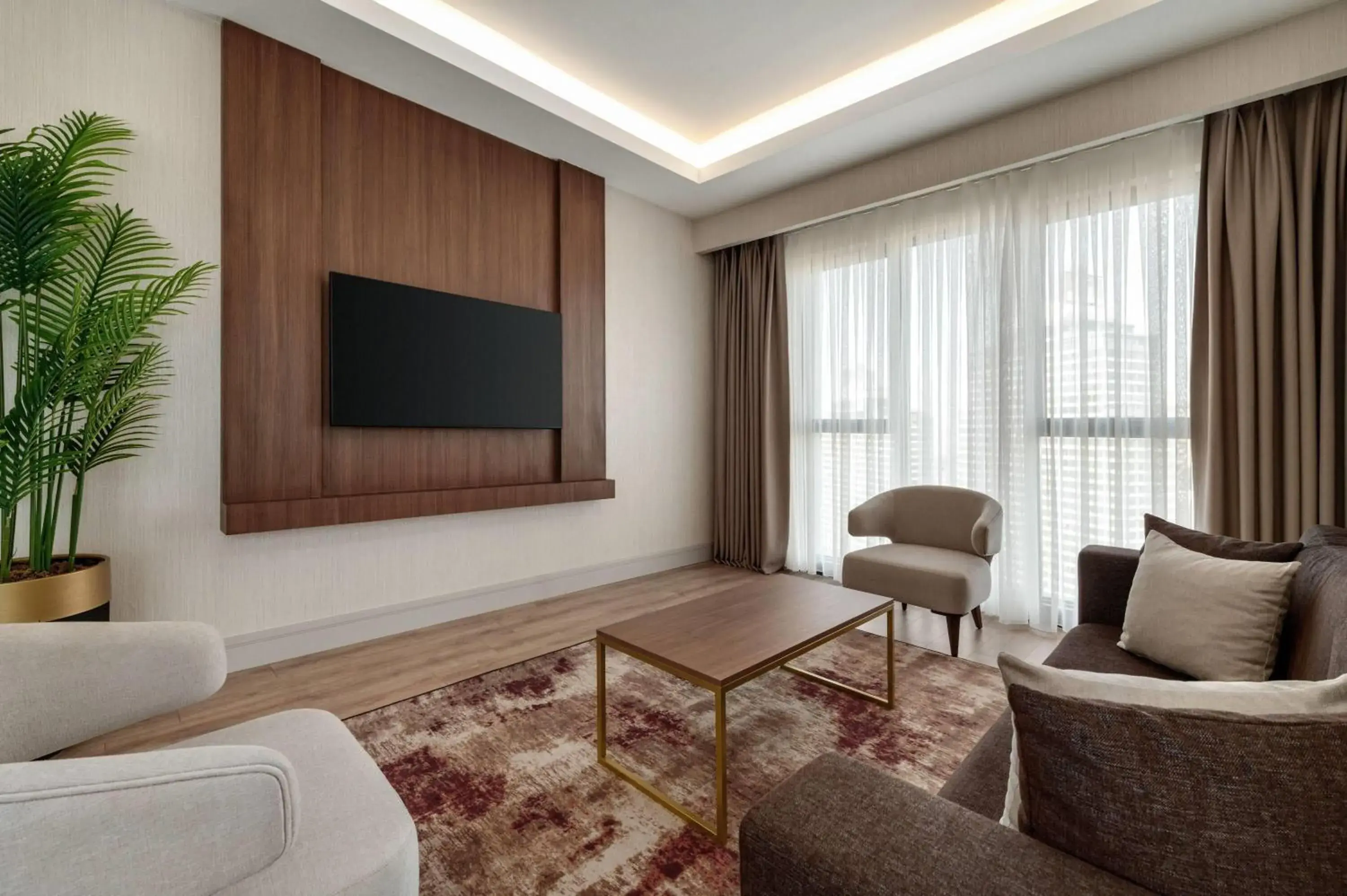 Three-Bedroom King Residence with Two Single Beds and Sea View in Ramada Residences by Wyndham Istanbul Haramidere Three-Bedroom King Residence with Two Single Beds and Sea View in Ramada Residences by Wyndham Istanbul Haramidere