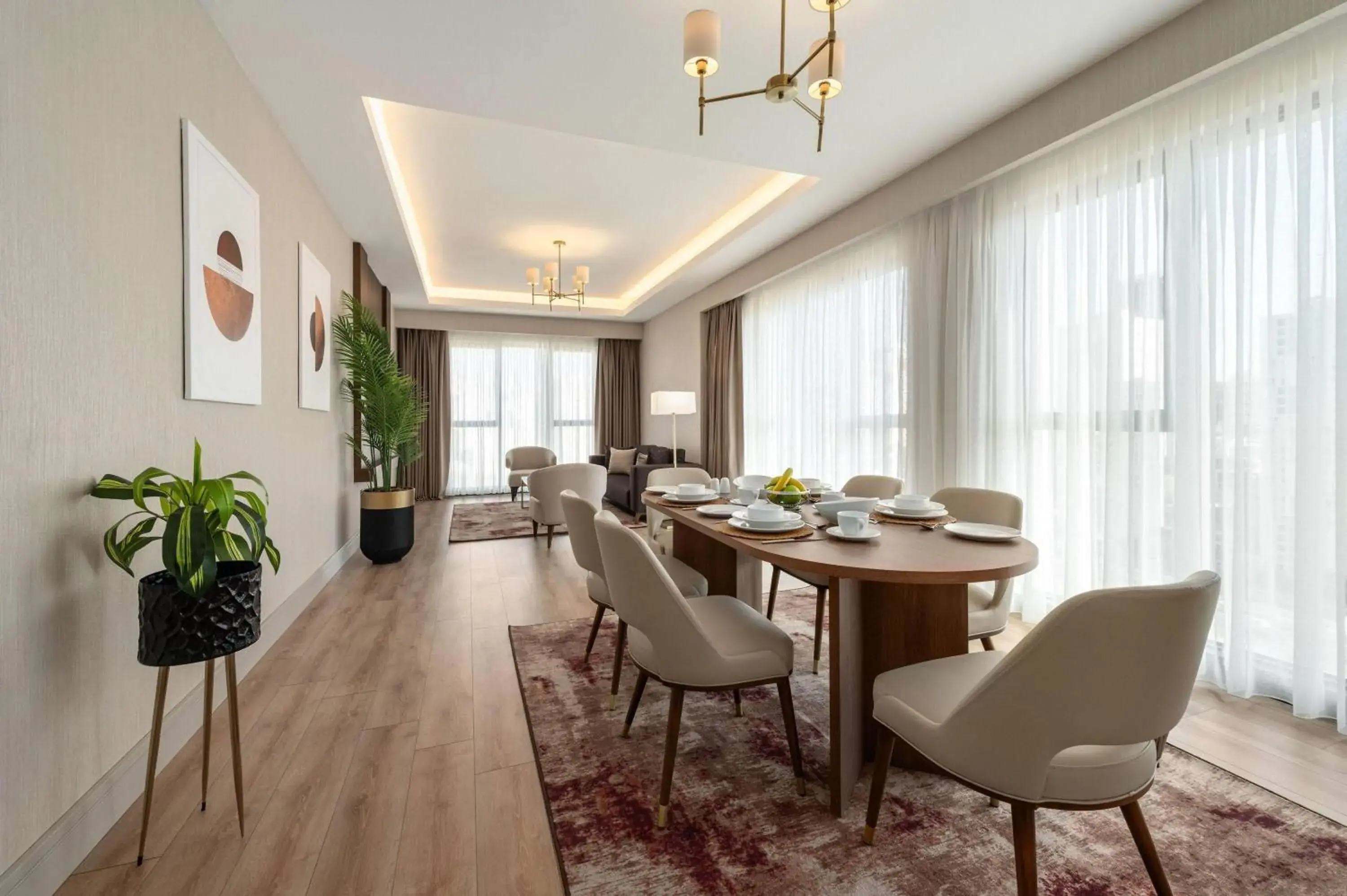 Two-Bedroom King Residence with One Single Bed and Sea View in Ramada Residences by Wyndham Istanbul Haramidere Two-Bedroom King Residence with One Single Bed and Sea View in Ramada Residences by Wyndham Istanbul Haramidere