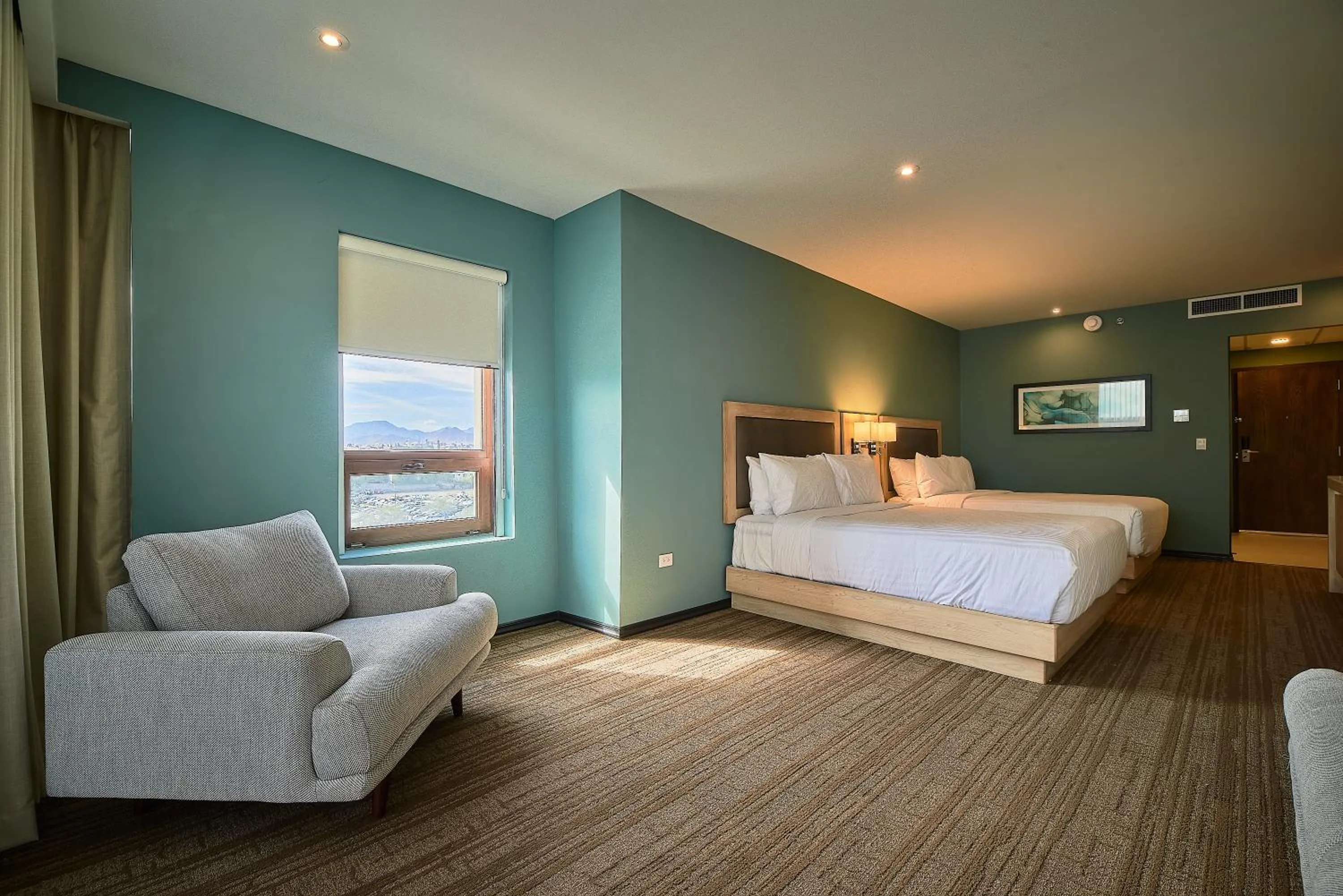 Superior Room with Two Double Beds, Non-Smoking in Wyndham Garden Saltillo