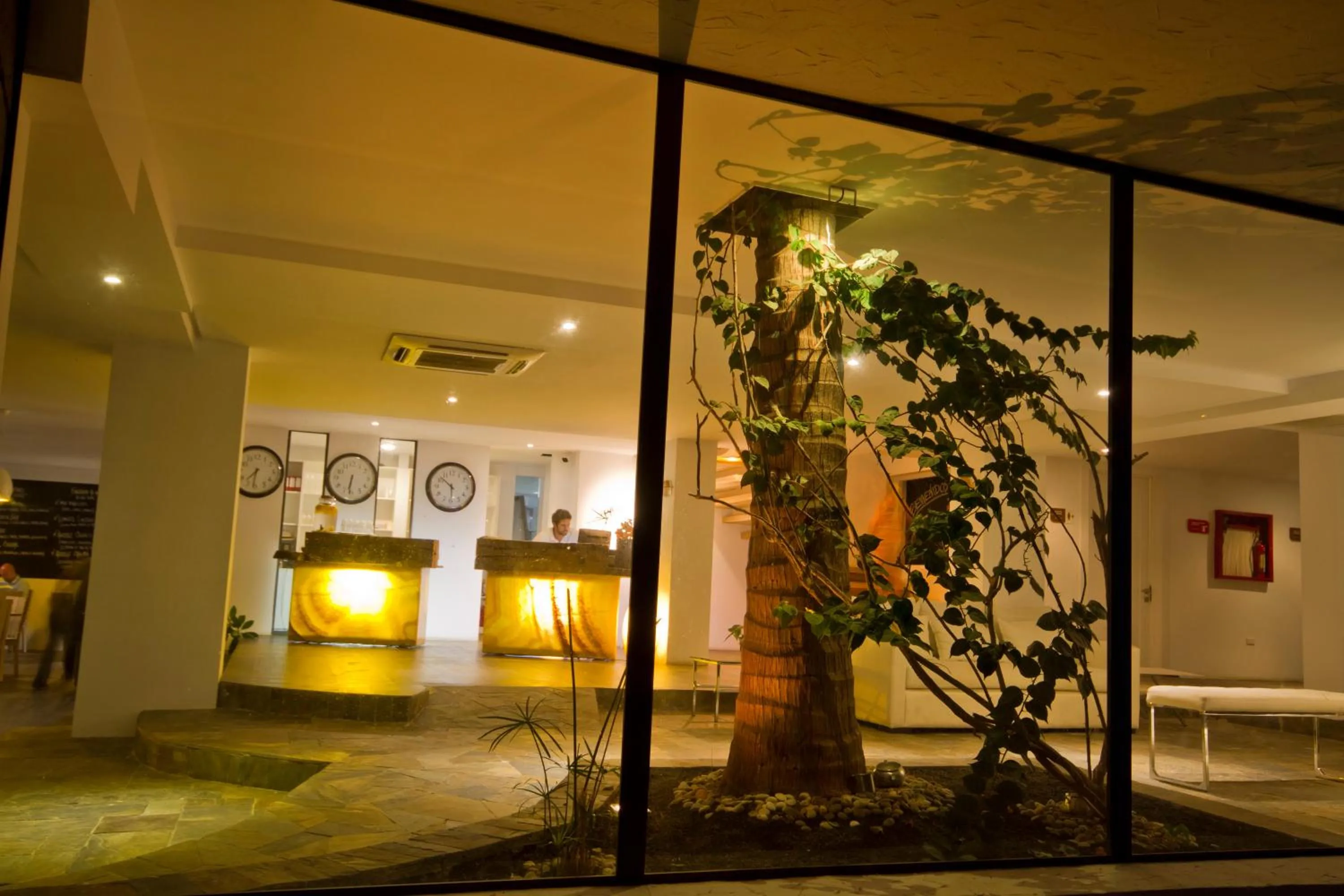 Lobby or reception in Golden Bay Galapagos