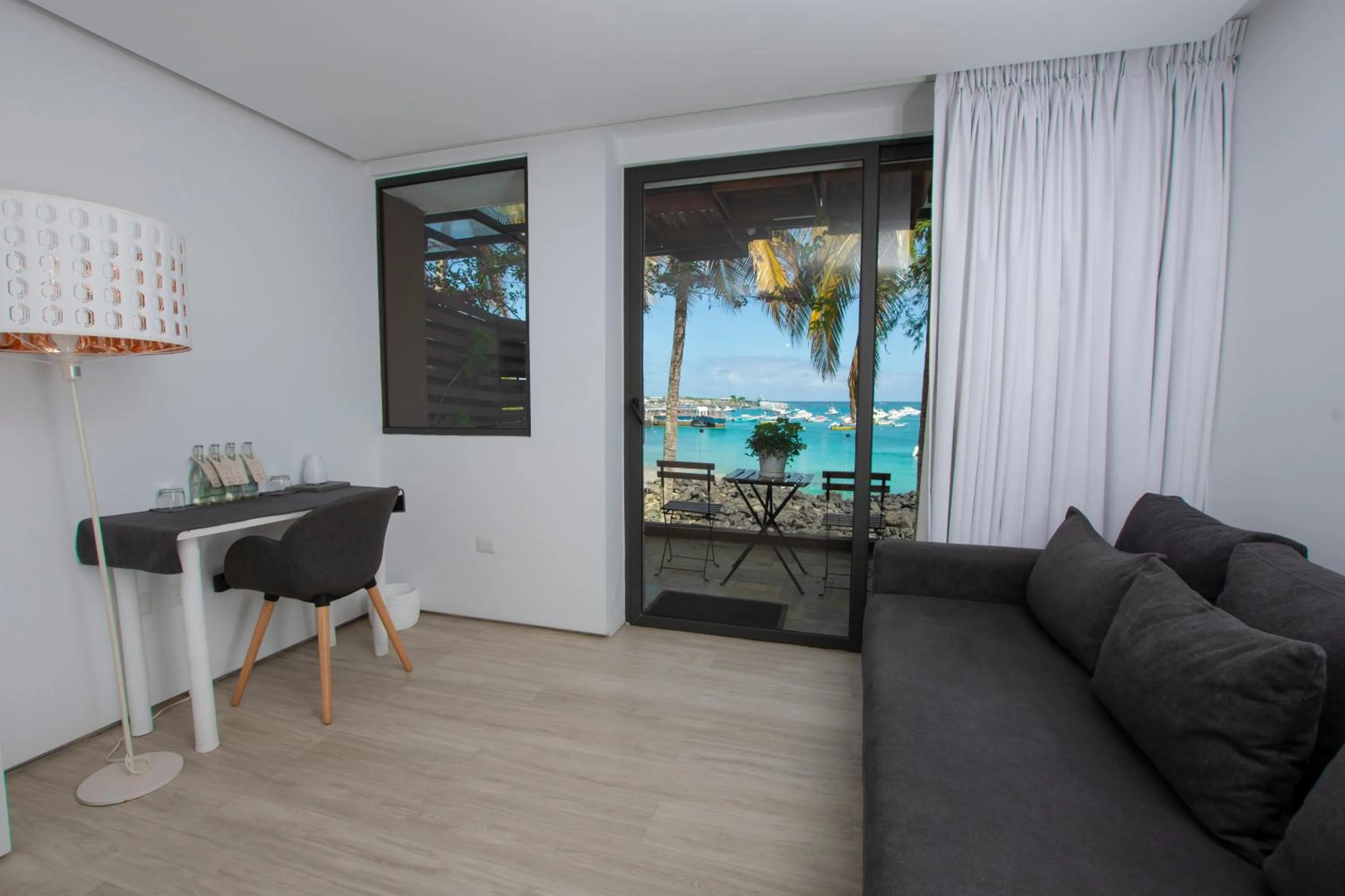 Natural landscape in Golden Bay Galapagos