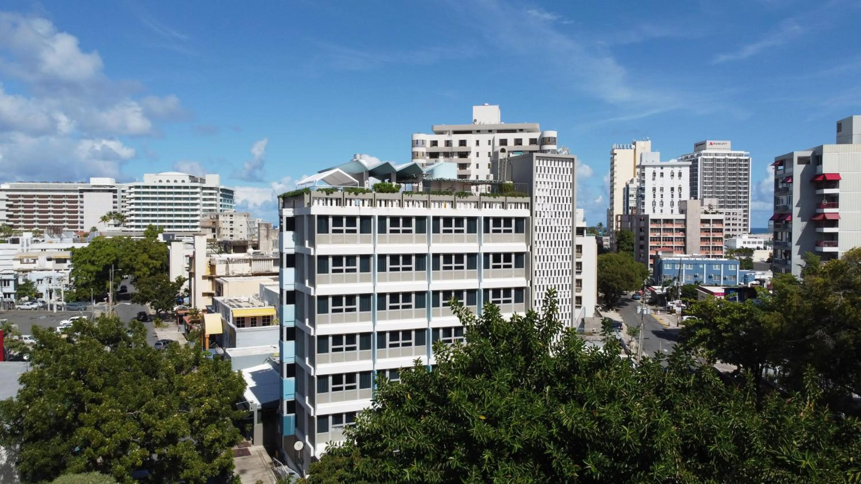 Property building in The Wave Hotel Condado