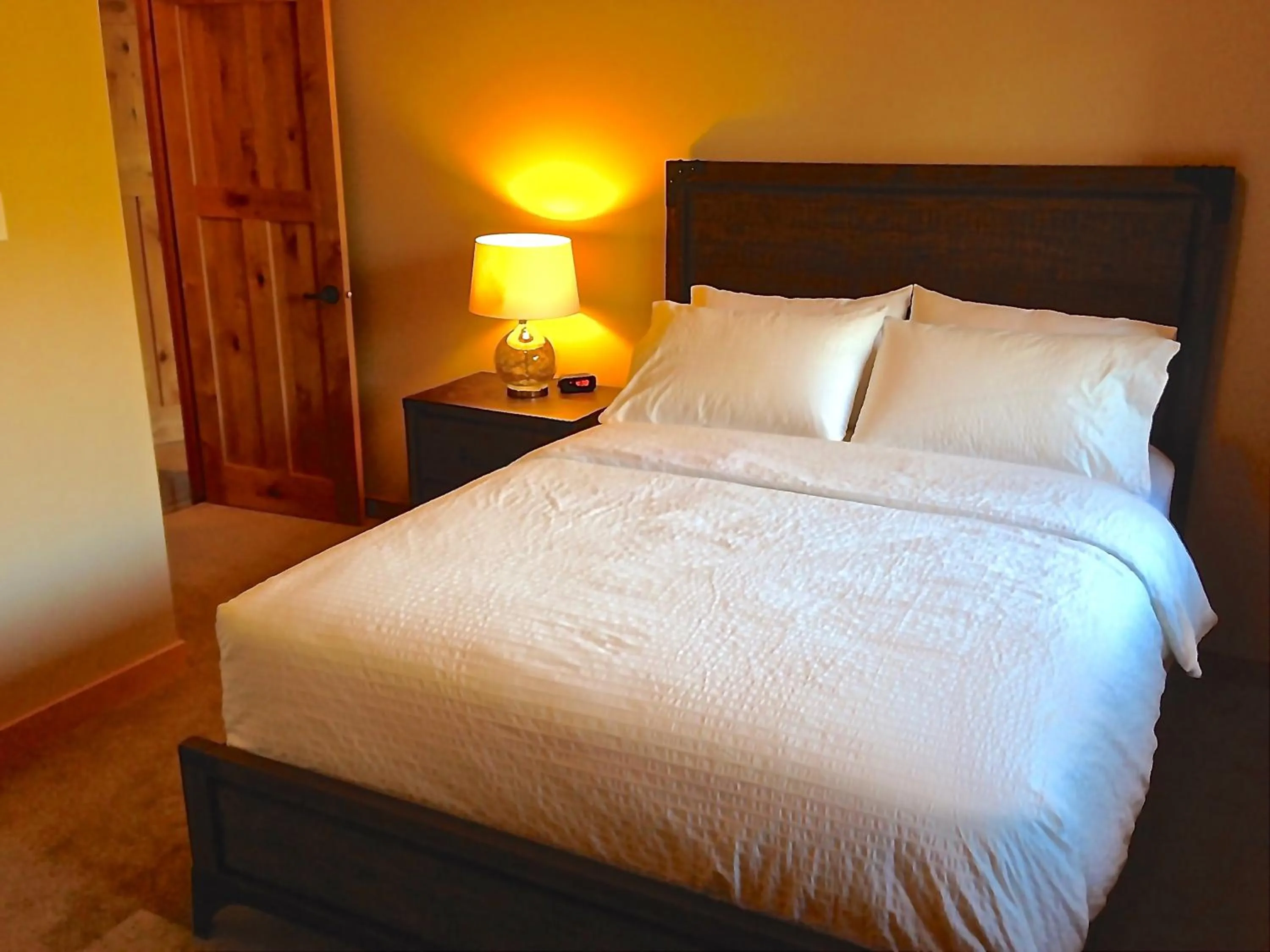 Bed in Luxury Canmore Vacations