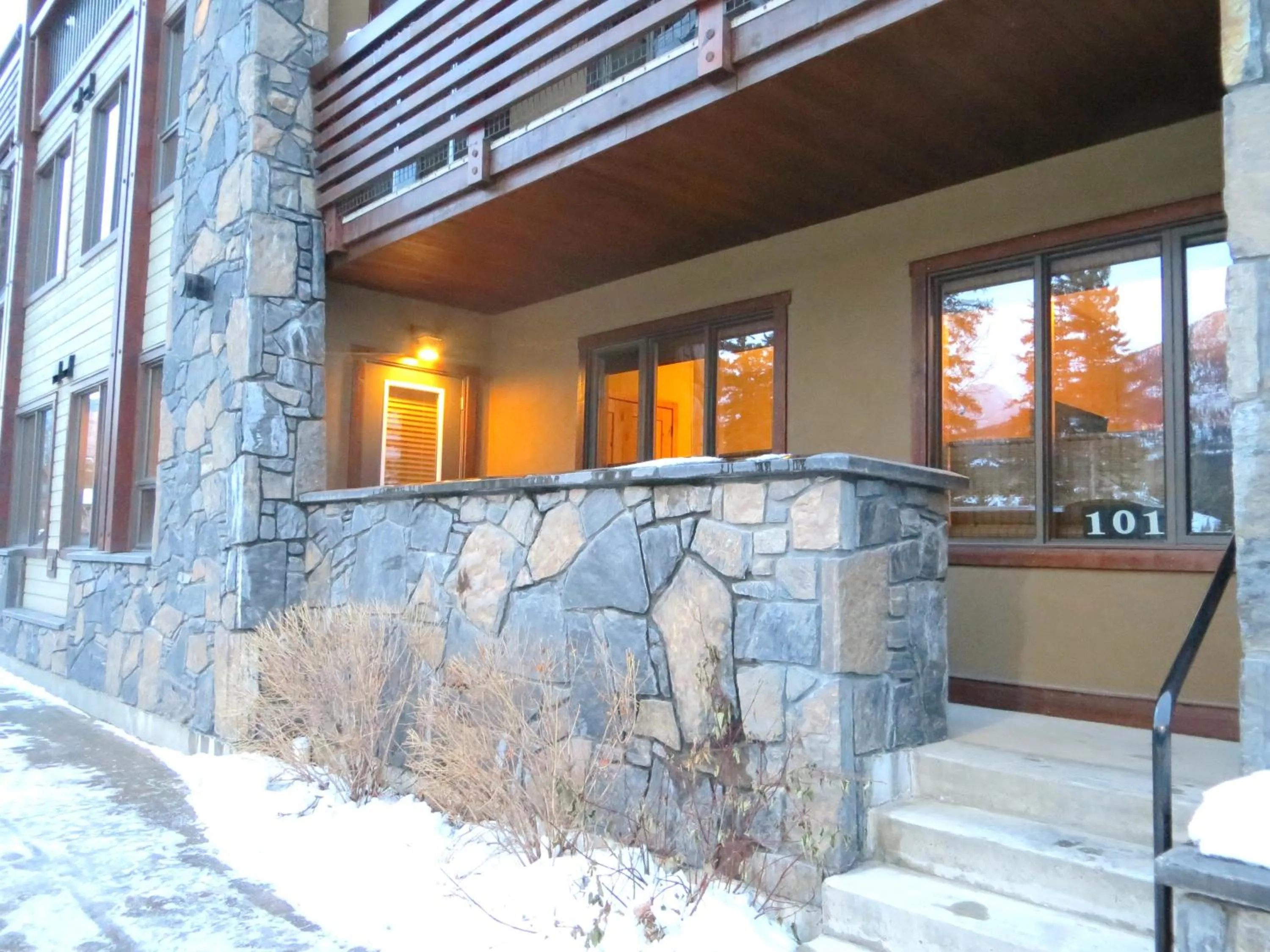 Facade/entrance in Luxury Canmore Vacations