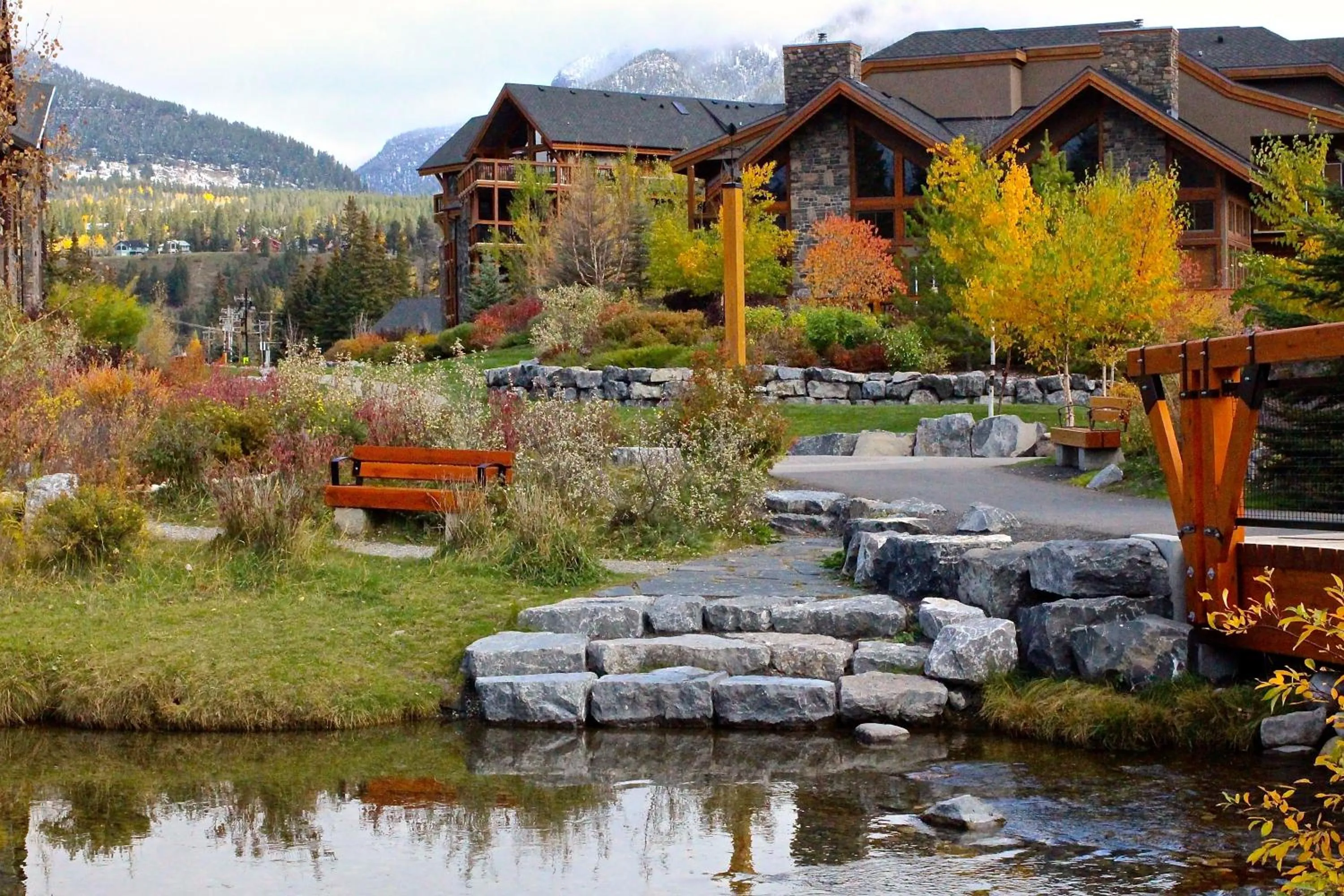 Property building in Luxury Canmore Vacations