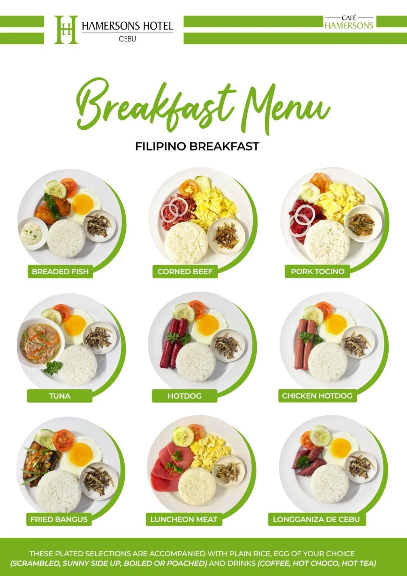 Breakfast in Hamersons Hotel Cebu