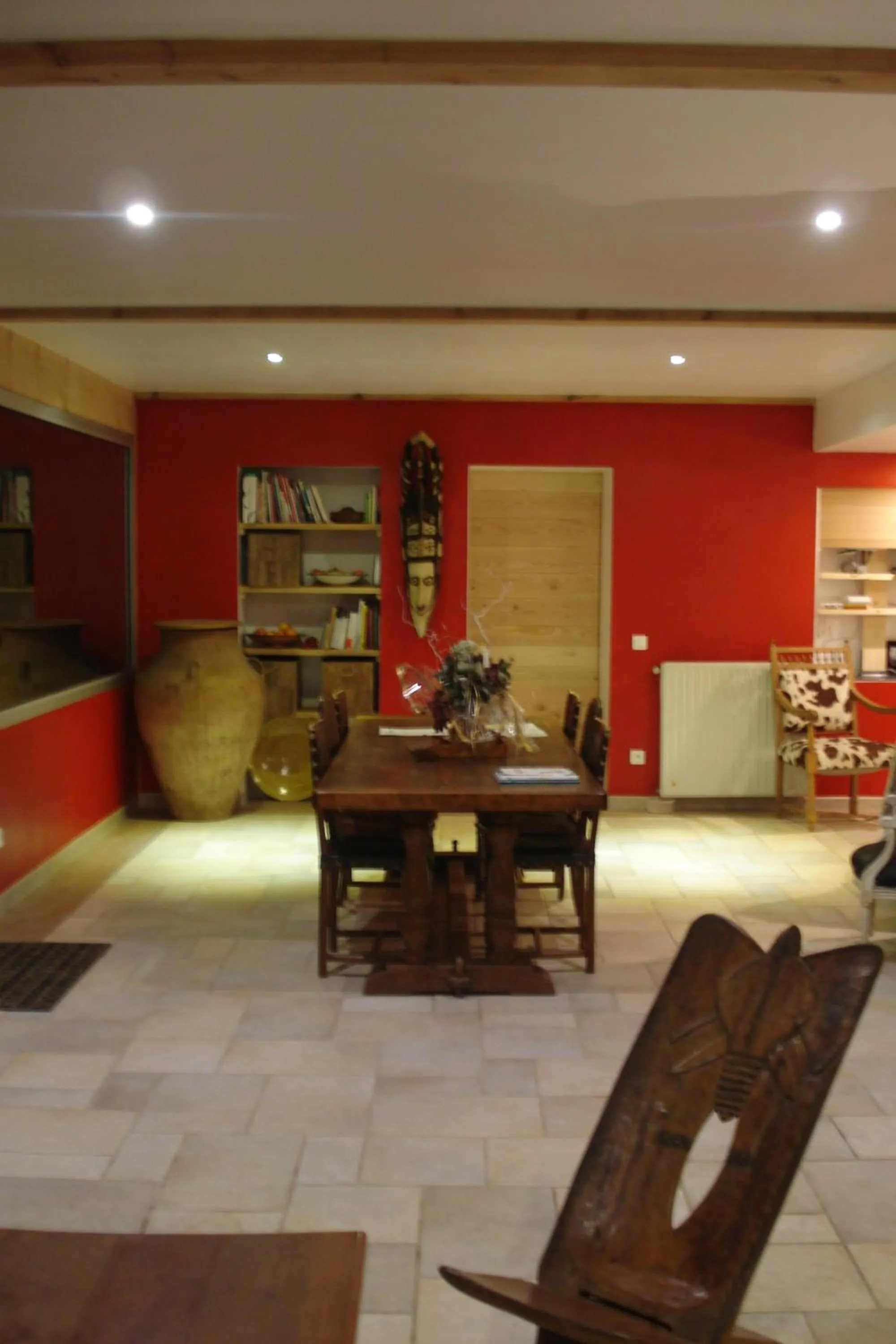 Communal lounge/ TV room in La Grange de l'Ardeyrol