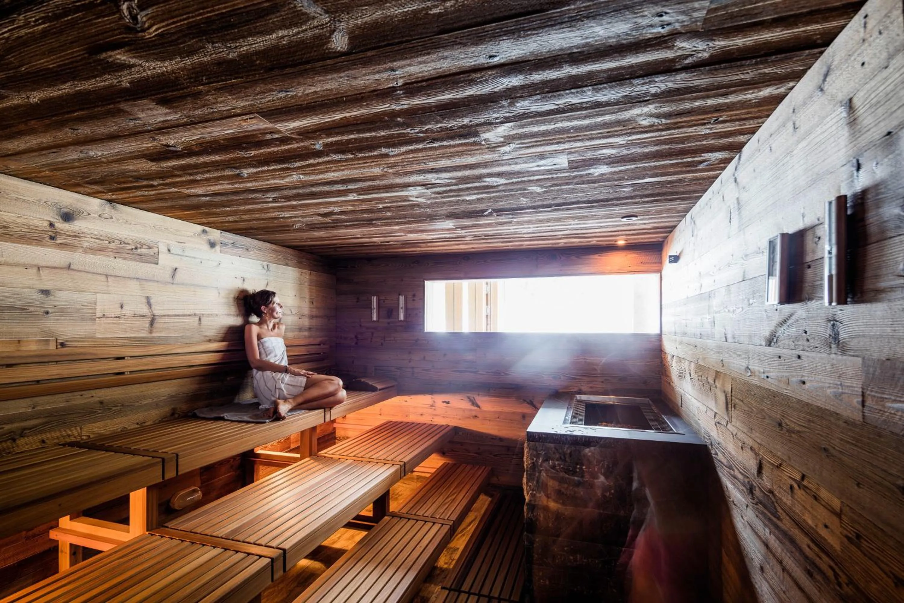 Sauna in Säntis - das Hotel