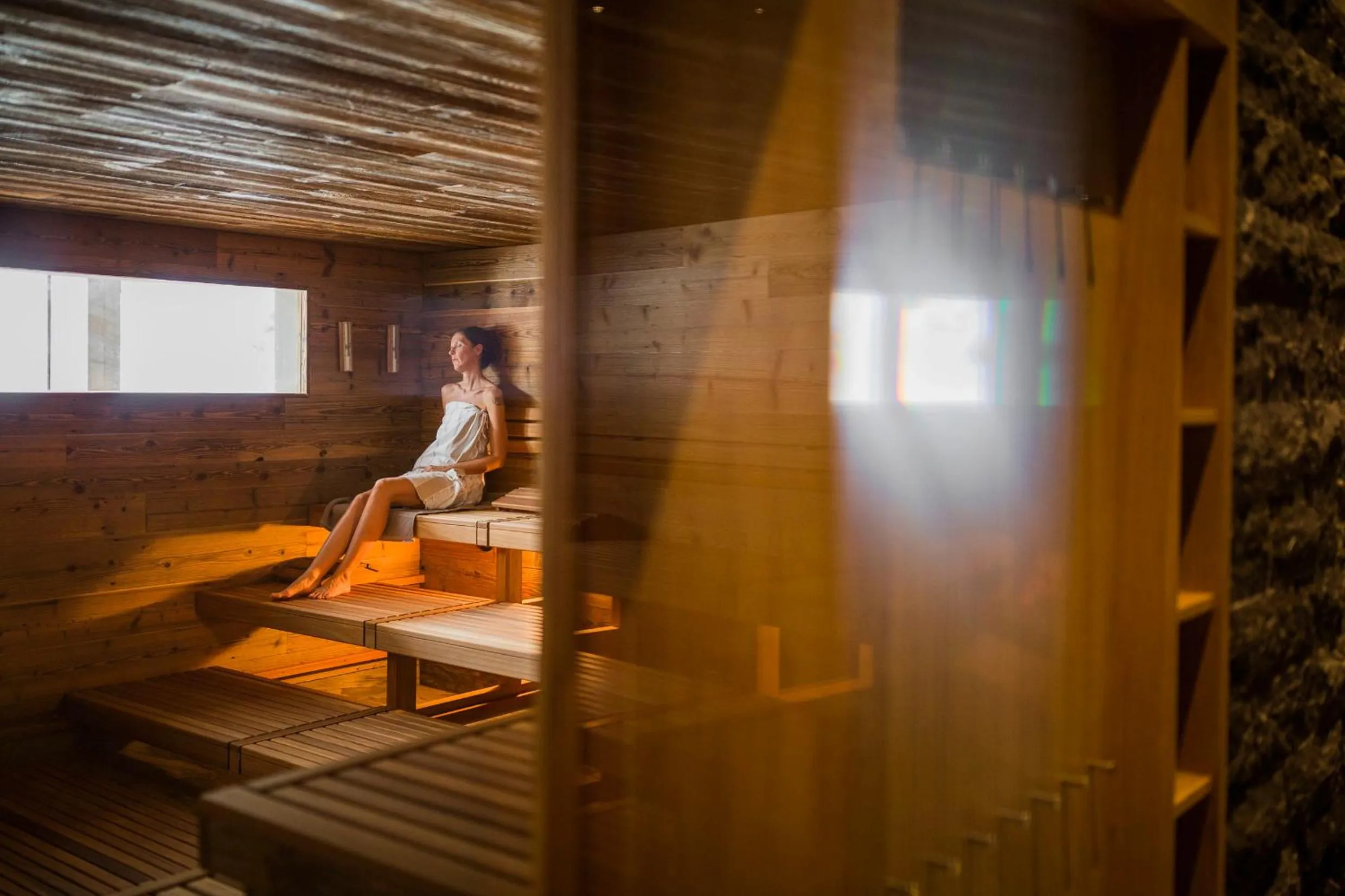 Sauna in Säntis - das Hotel