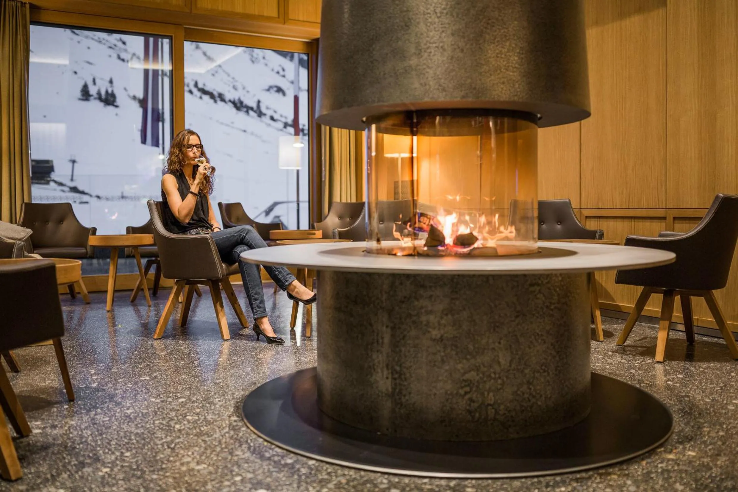 Lounge or bar in Säntis - das Hotel