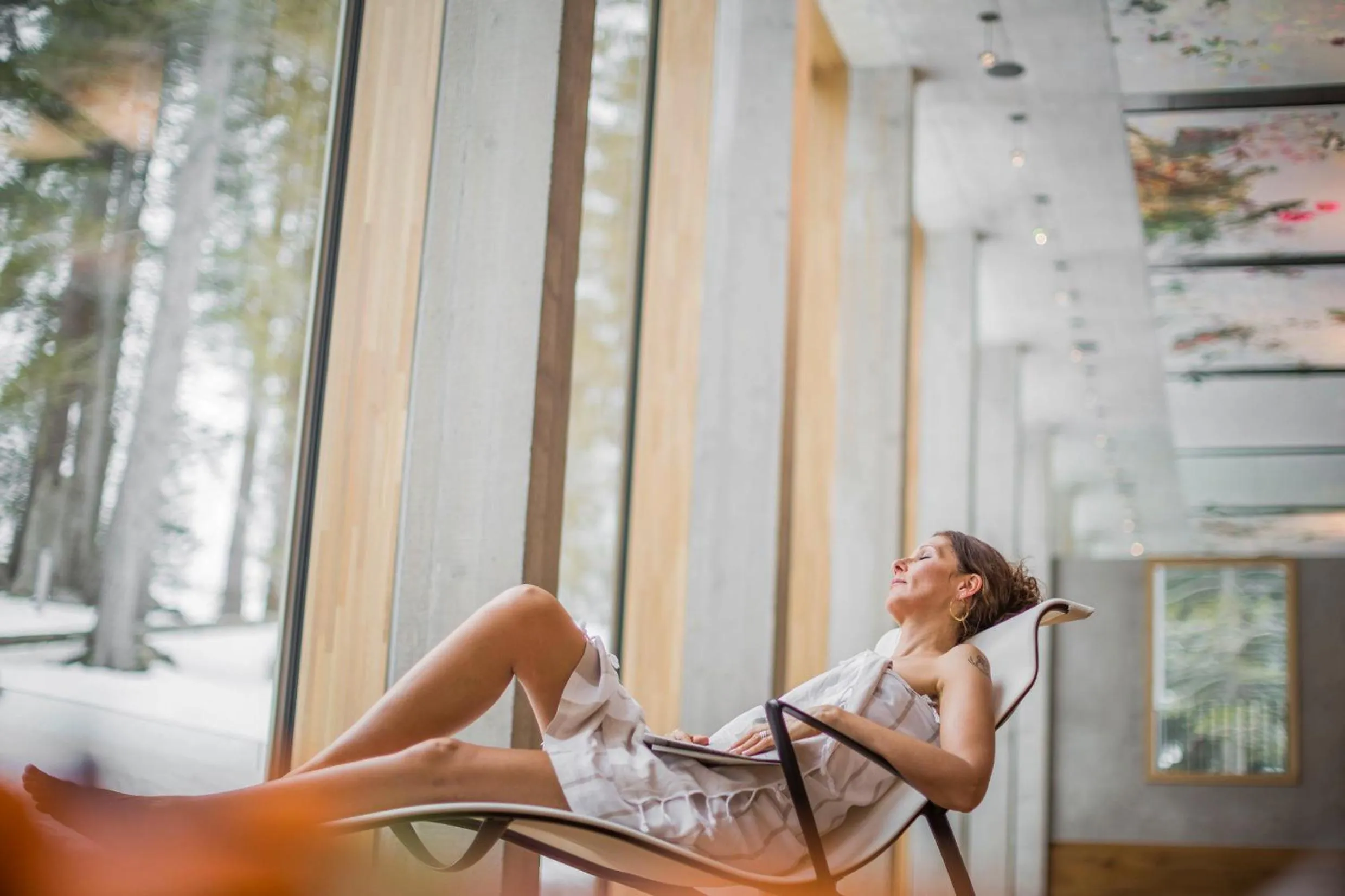 Spa and wellness centre/facilities in Säntis - das Hotel