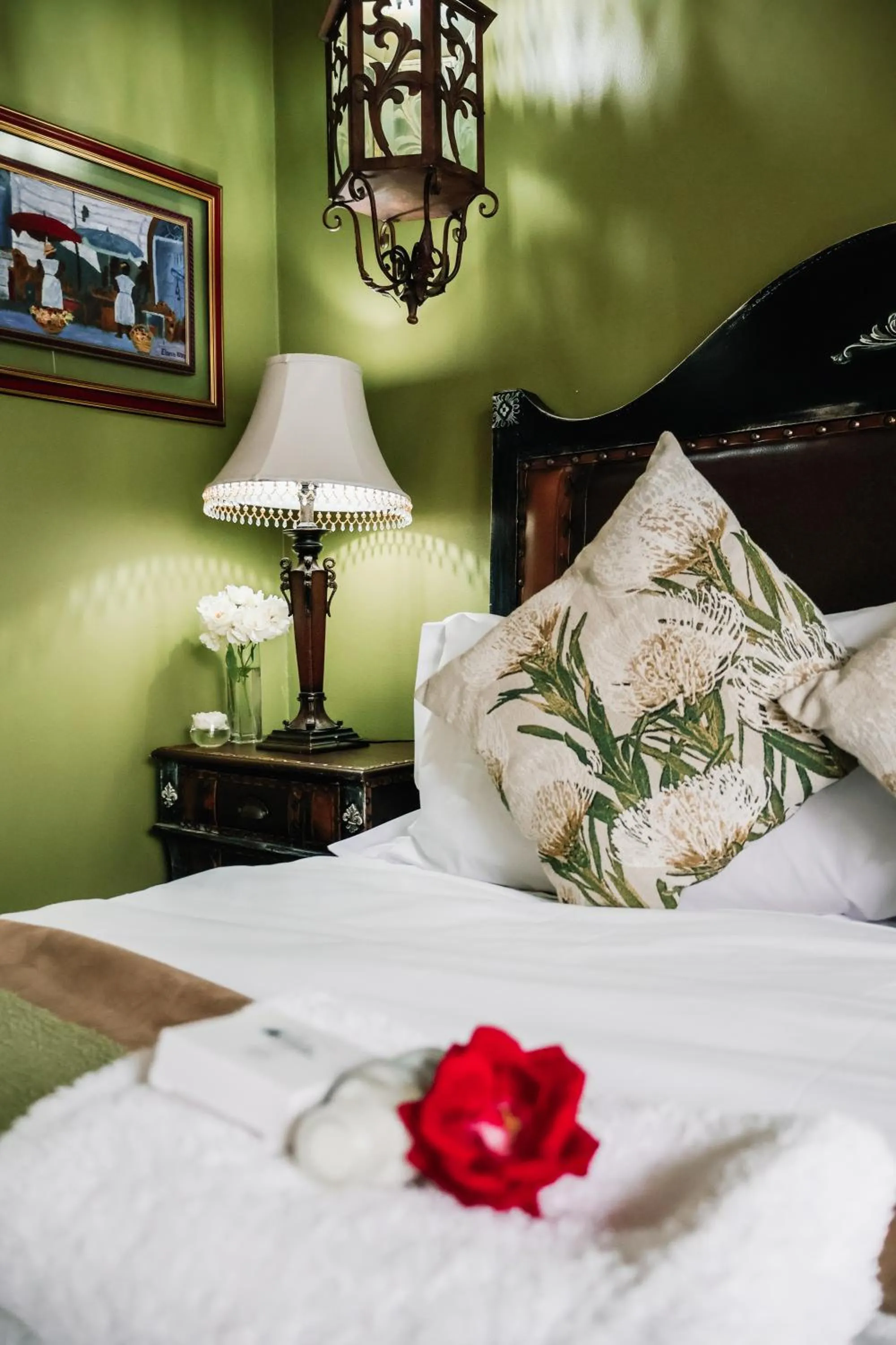 Bed in Lamon Guesthouse