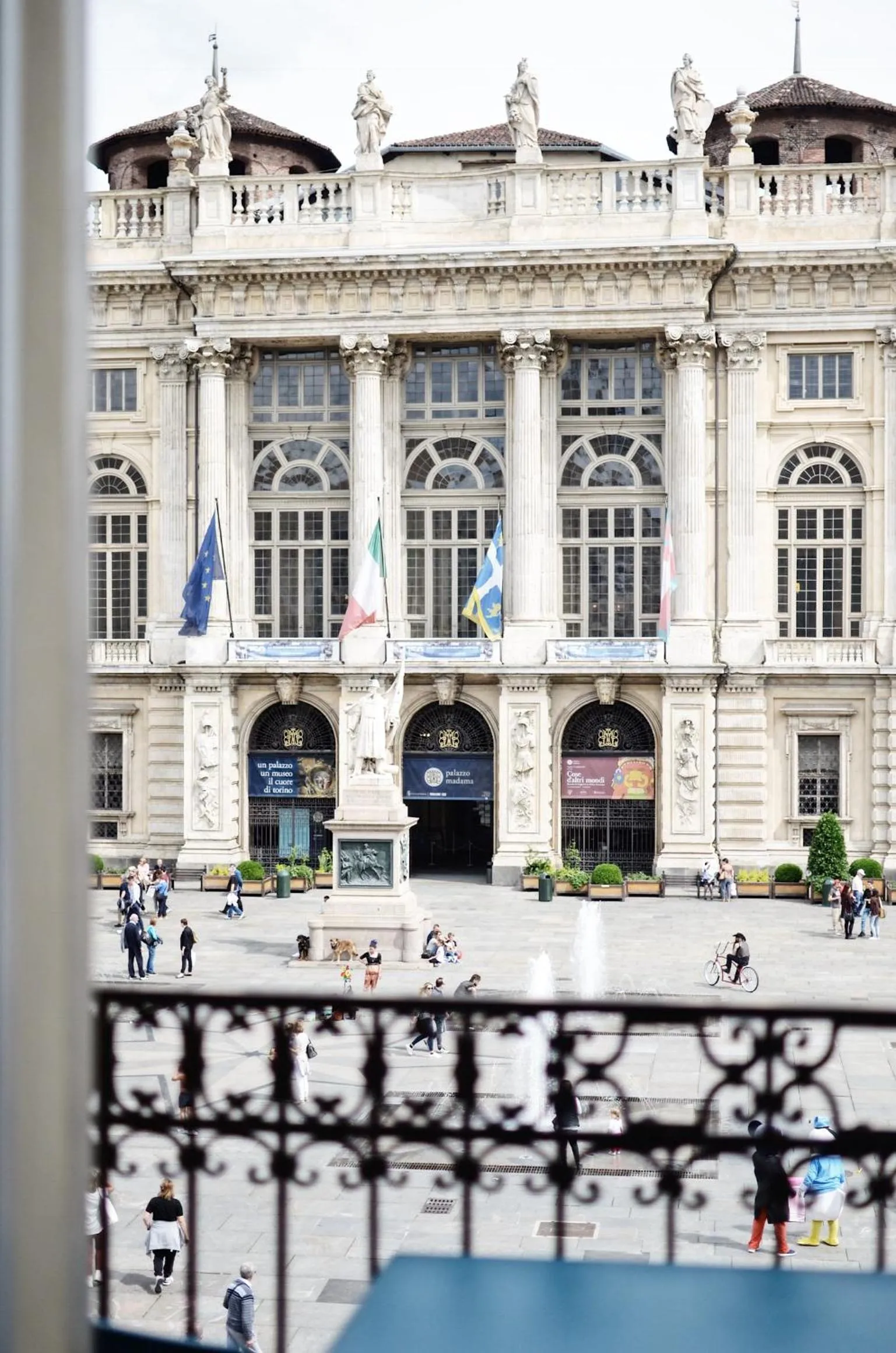 Balcony/Terrace in Piazza Castello Suite