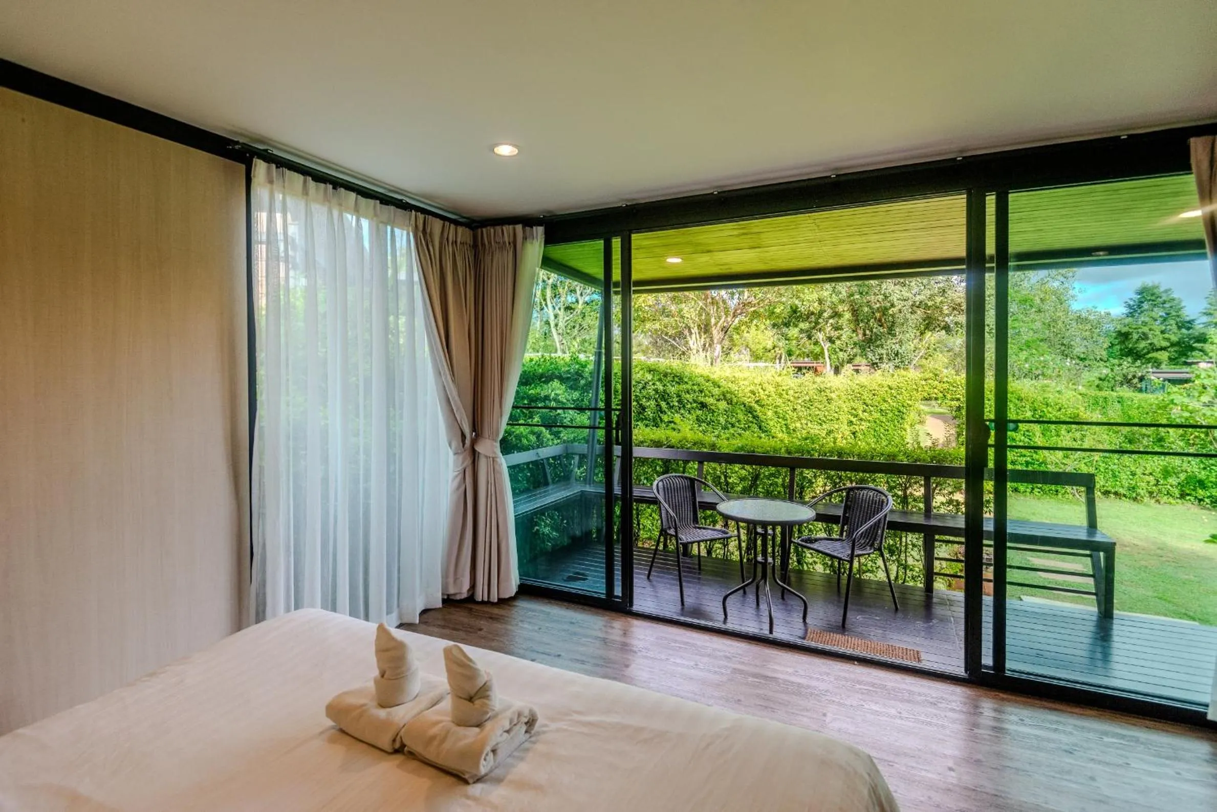 View (from property/room), Bed in Limon Villa Khao Yai by SLH