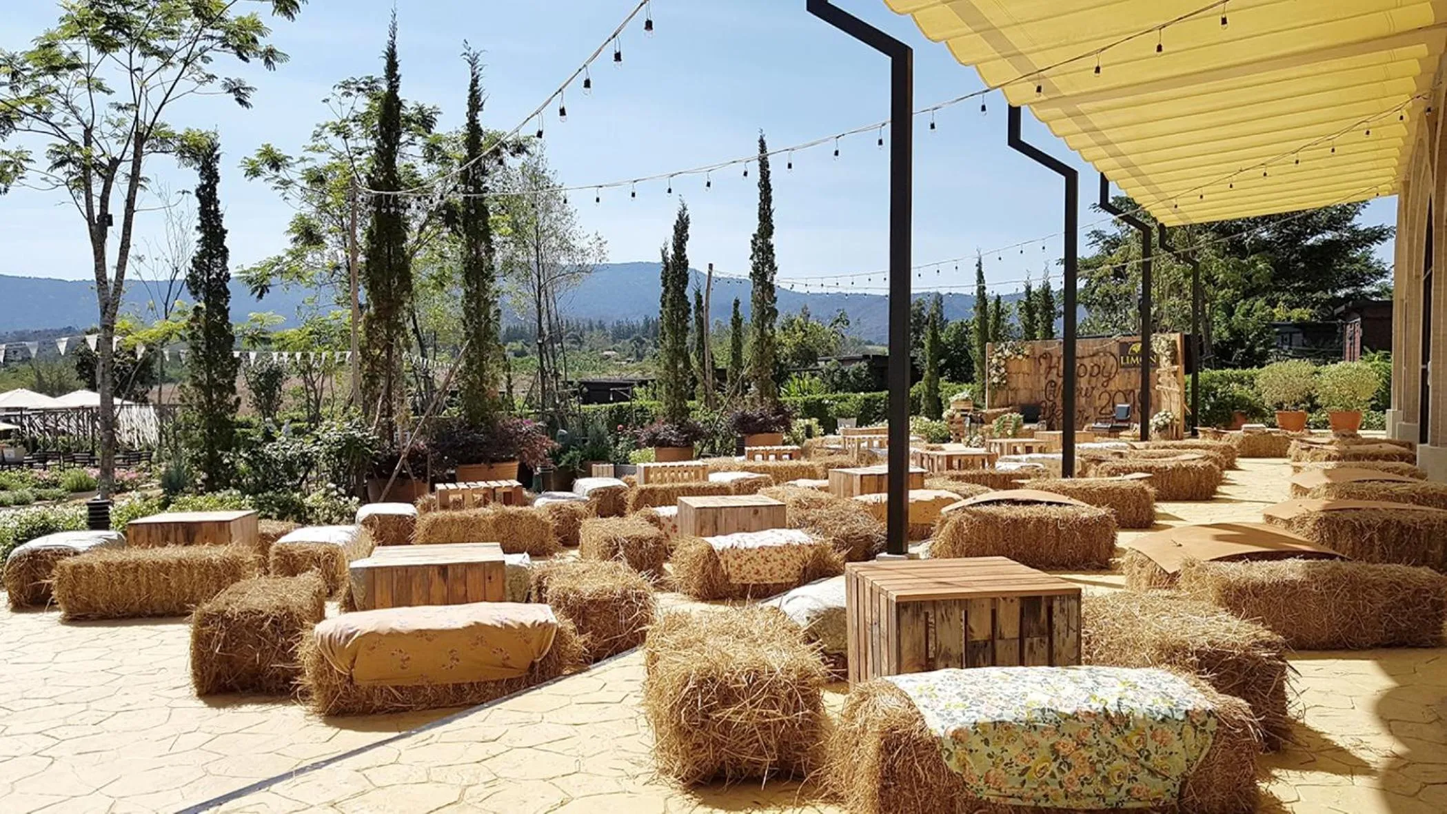 Seating area in Limon Villa Khao Yai by SLH