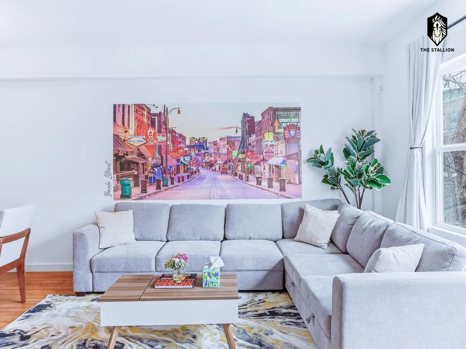 Two-Bedroom Apartment with City View in The Stallion