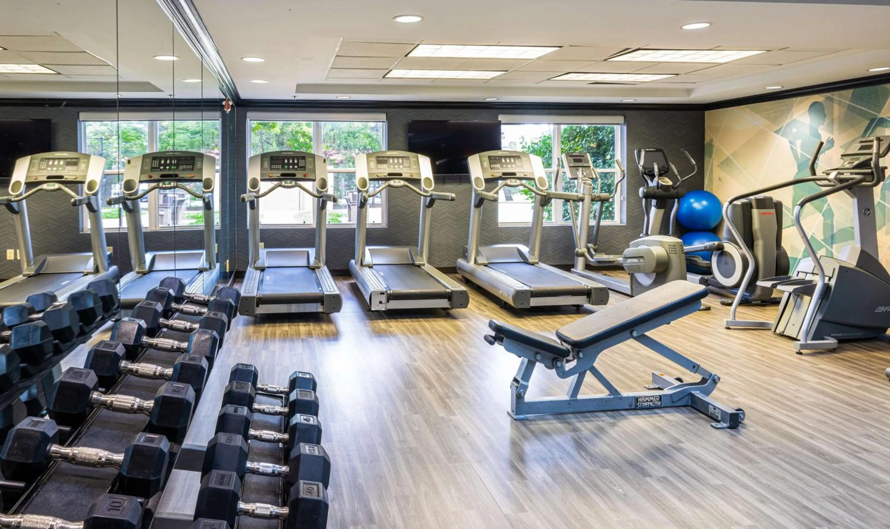 Fitness centre/facilities in Hyatt House Herndon/Reston