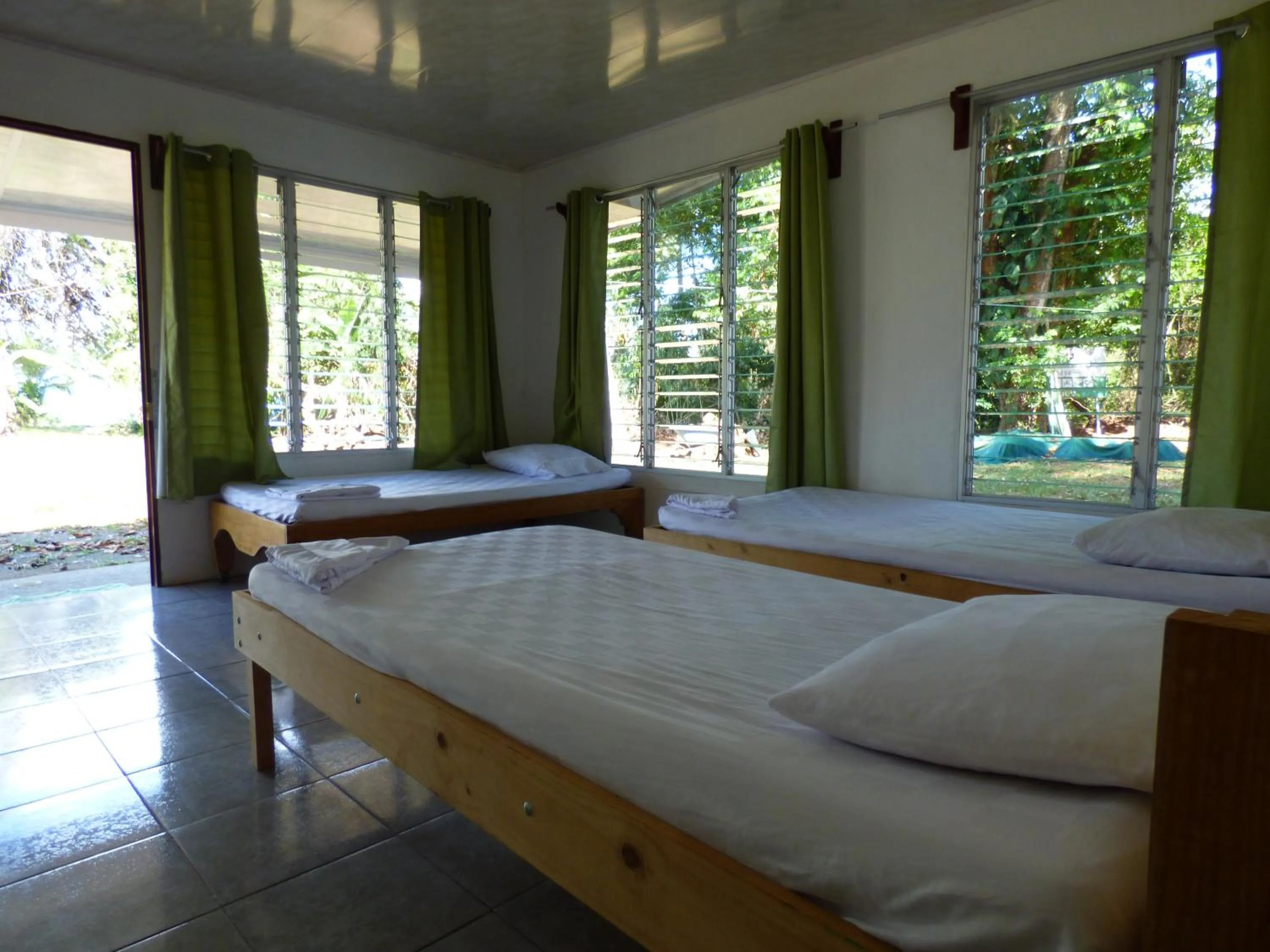 Decorative detail, Bed in Corcovado Beach Lodge
