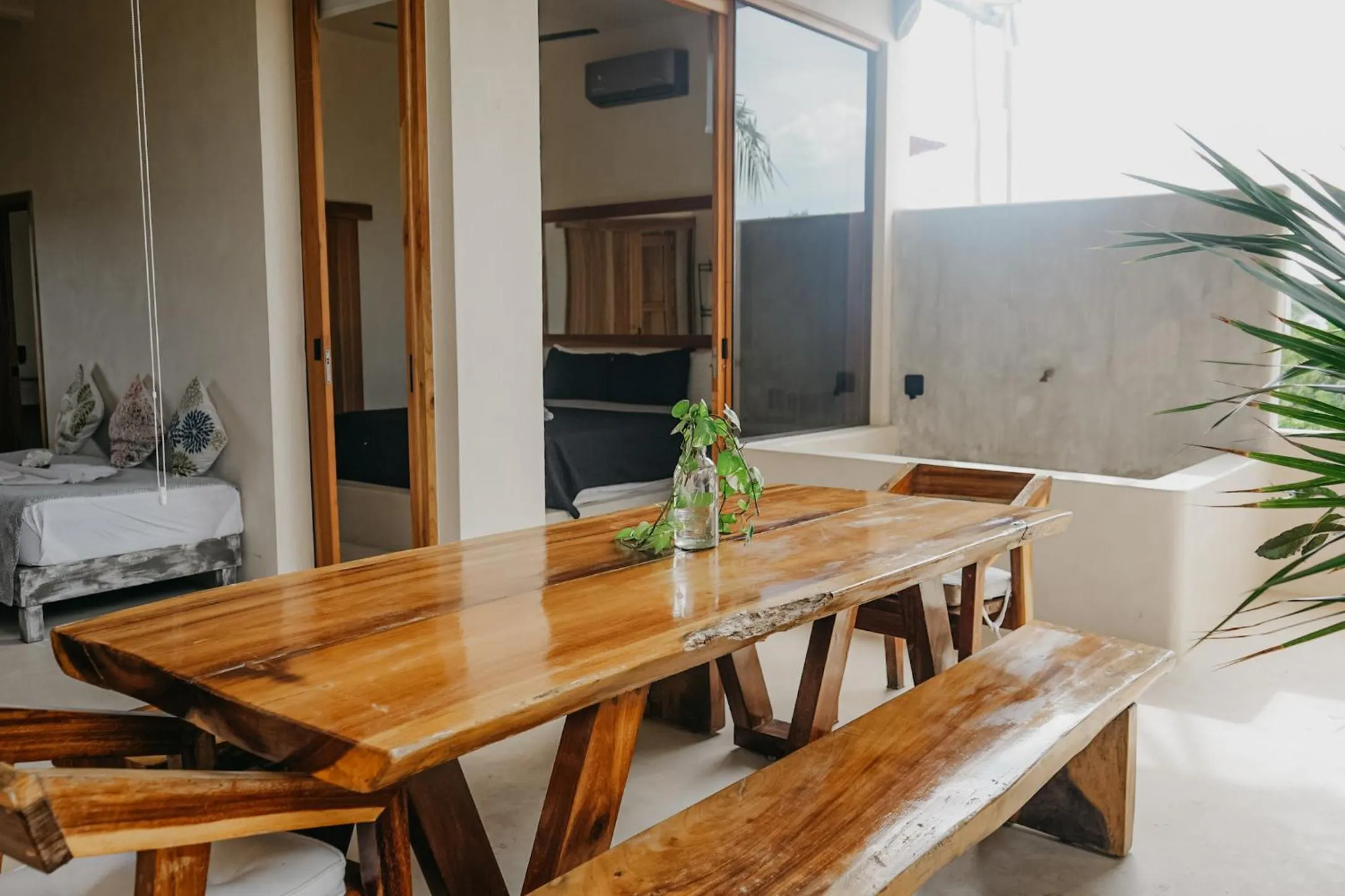 Dining area in Holbox Deluxe Apartments