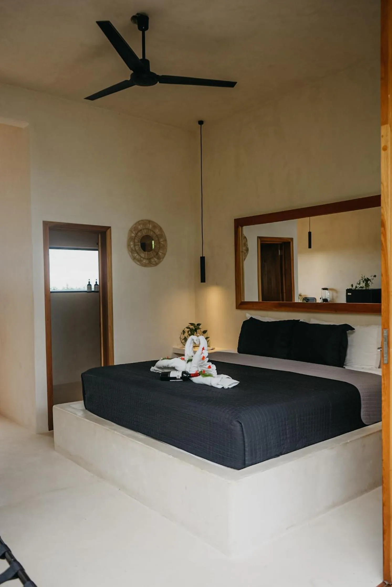 Bedroom, Bed in Holbox Deluxe Apartments