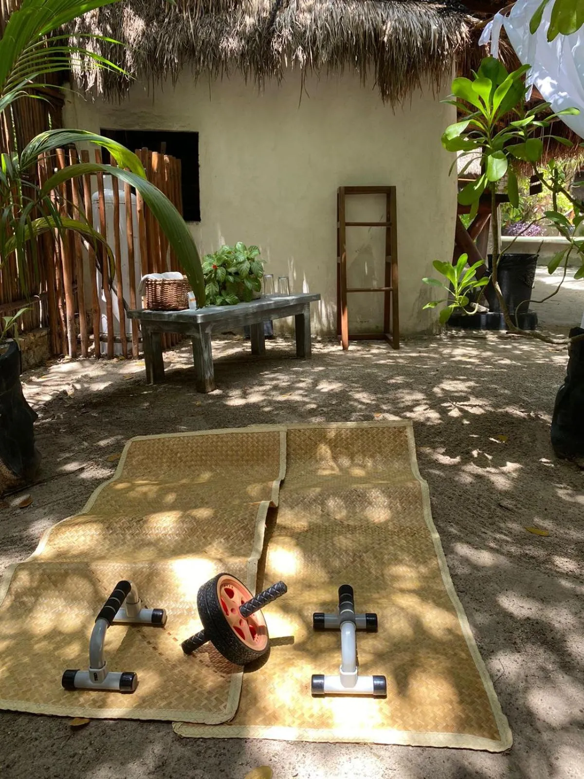 Fitness centre/facilities in Holbox Deluxe Apartments