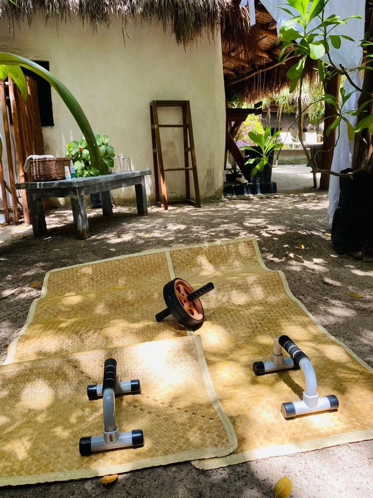 Fitness centre/facilities in Holbox Deluxe Apartments